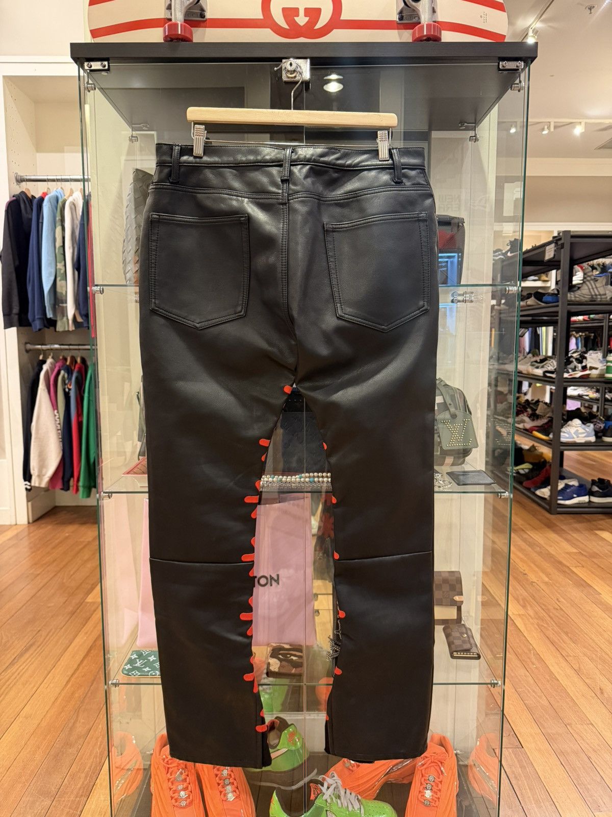 LOSTSHDWS Lost Shadows Leather Pants Size US 38 / EU 54 - 2 Thumbnail