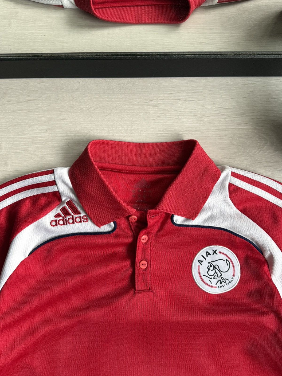 Adidas Adidas Ajax Amsterdam 2008/09 Polo Soccer Jersey Size US M / EU 48-50 / 2 - 4 Thumbnail