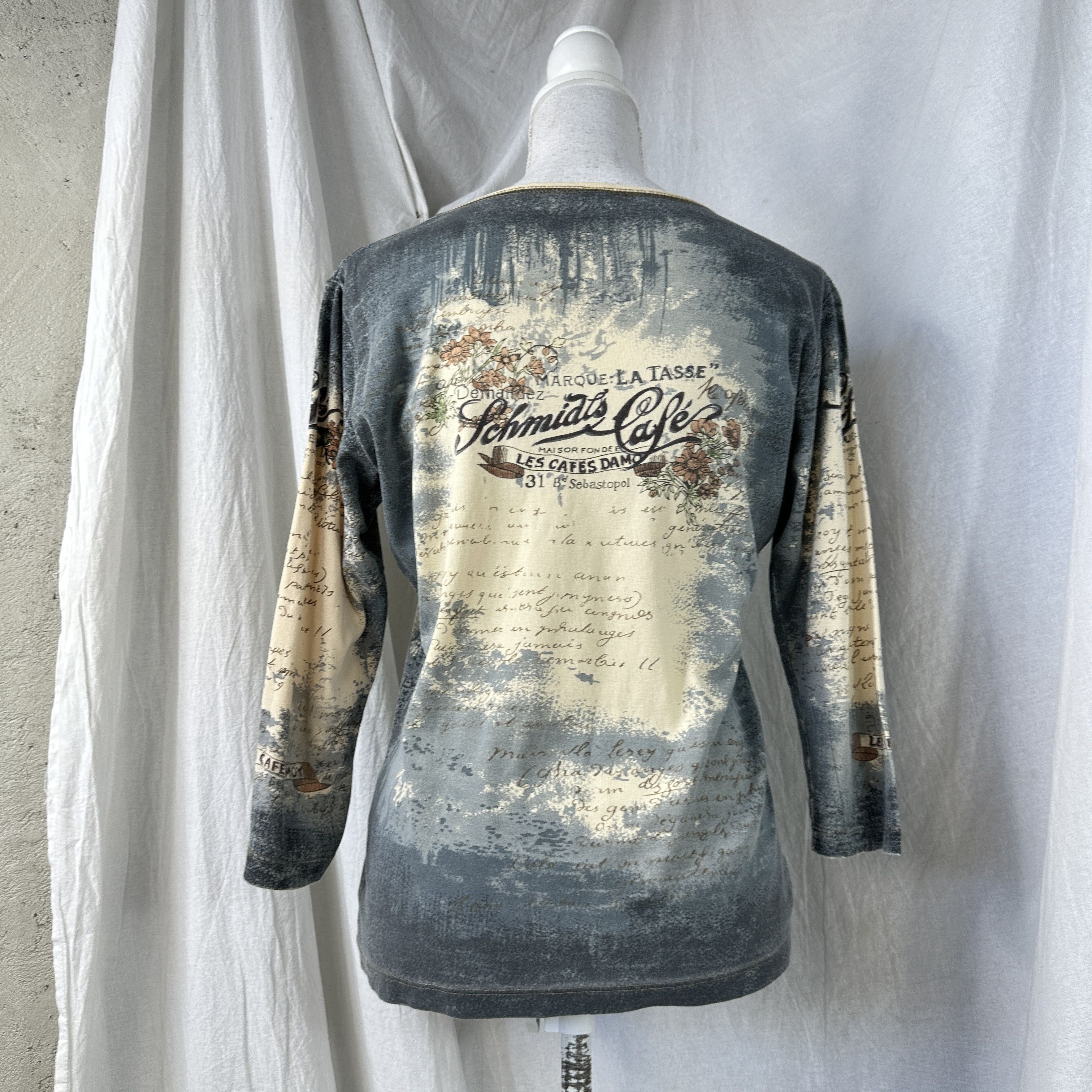 Vintage Vintage Casual Preppy Printed Summer Top 00s Size M / US 6-8 / IT 42-44 - 5 Thumbnail