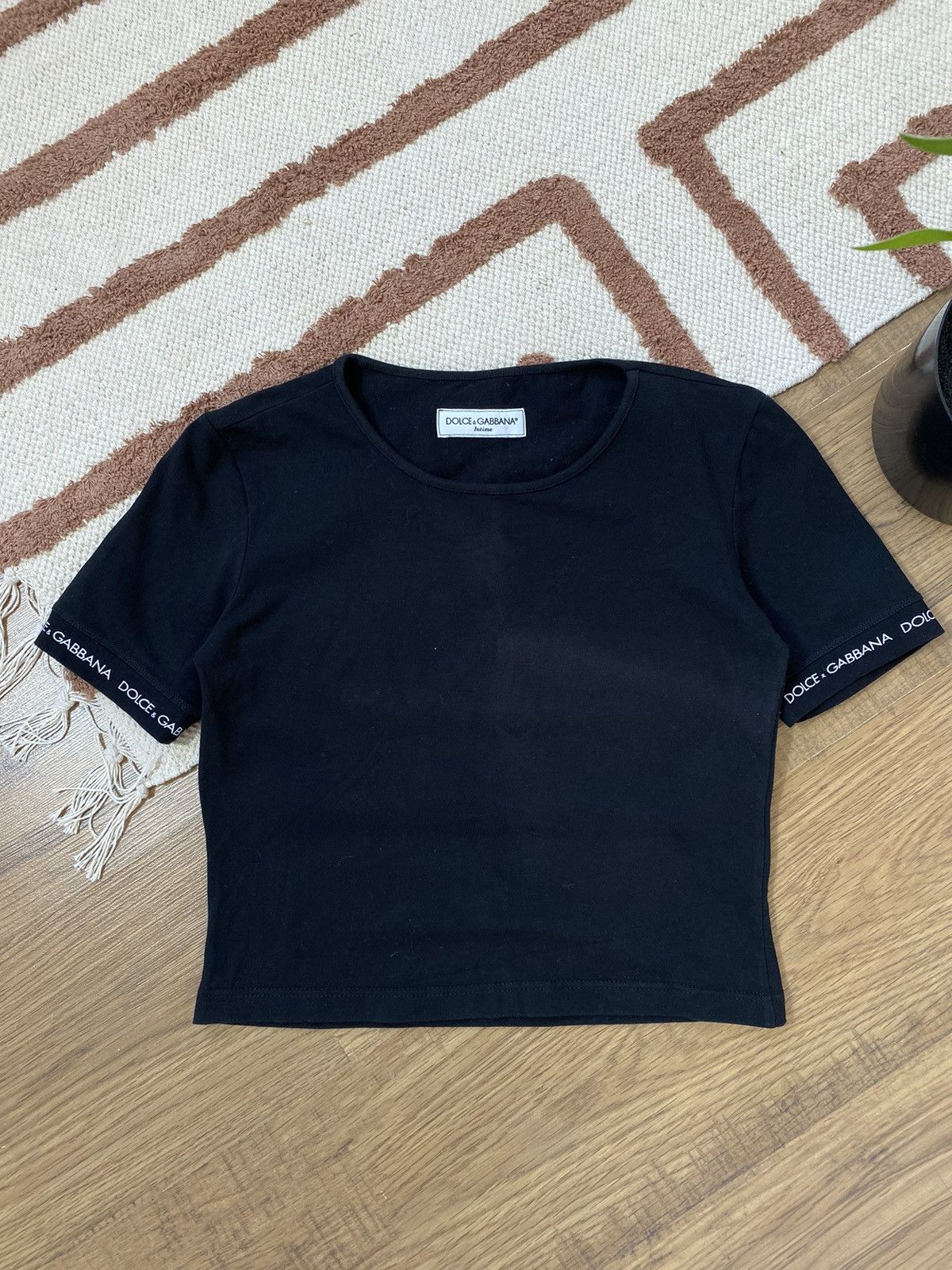 Dolce & Gabbana VINTAGE DOLCE&GABBANA CROPPED TEE Size S / US 4 / IT 40 - 3 Thumbnail