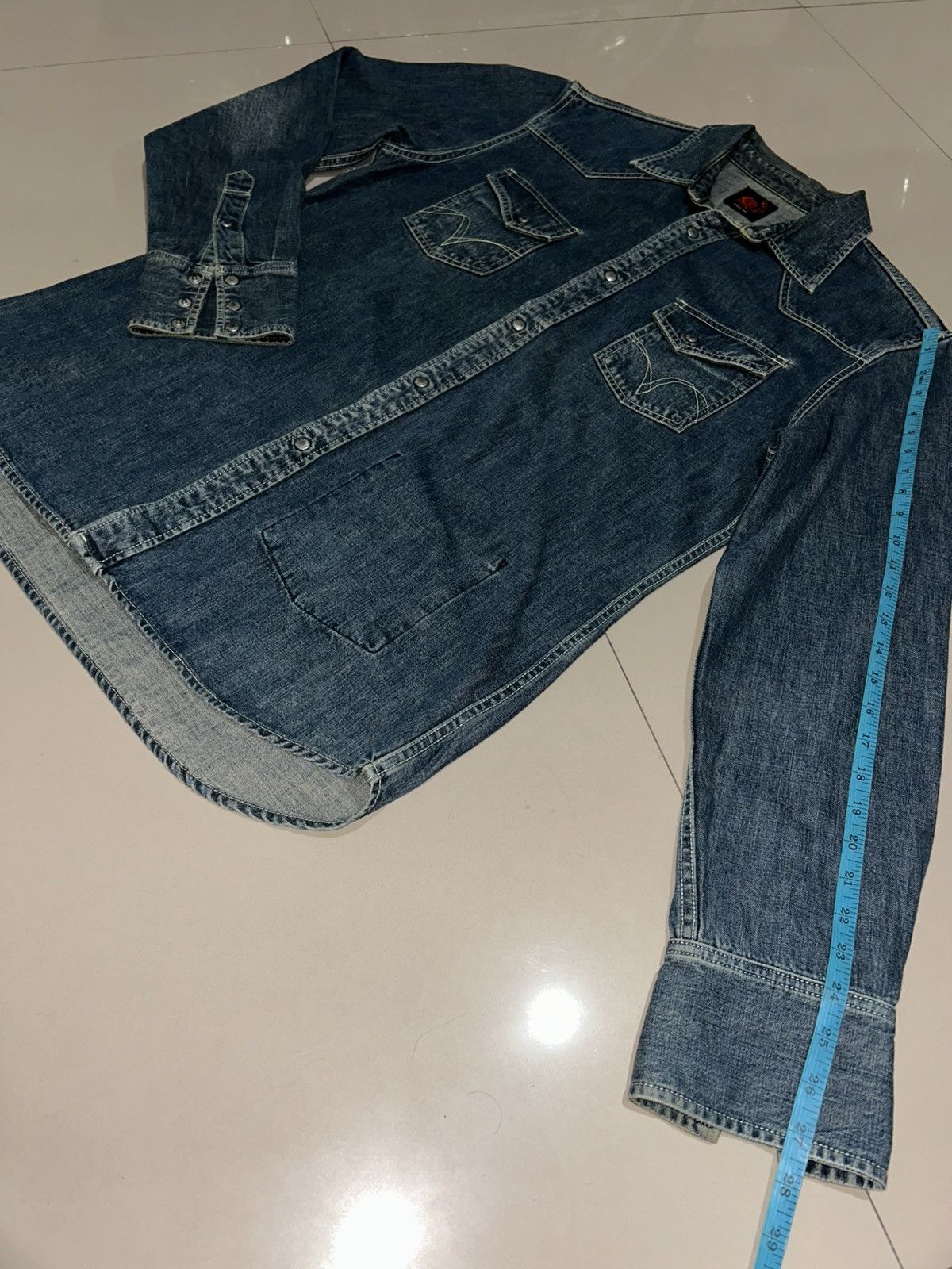 Redmoon Redmoon Western Denim Shirt Size US L / EU 52-54 / 3 - 13 Thumbnail