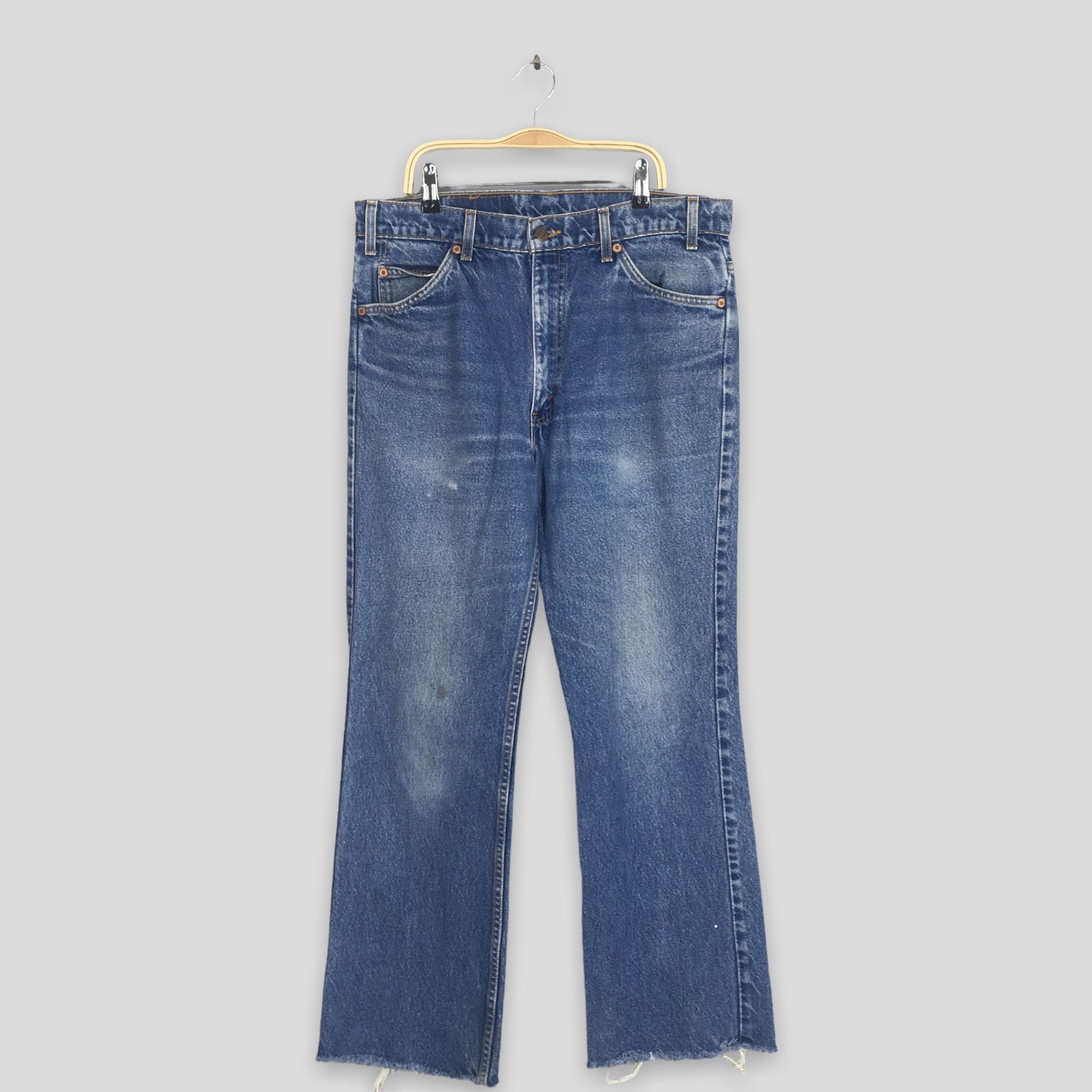 Levi's 32x28.5 80's Levi's 517 Bootcut Bell Bottom Jeans S1983 Size 32" / US 10 / IT 46 - 1 Thumbnail