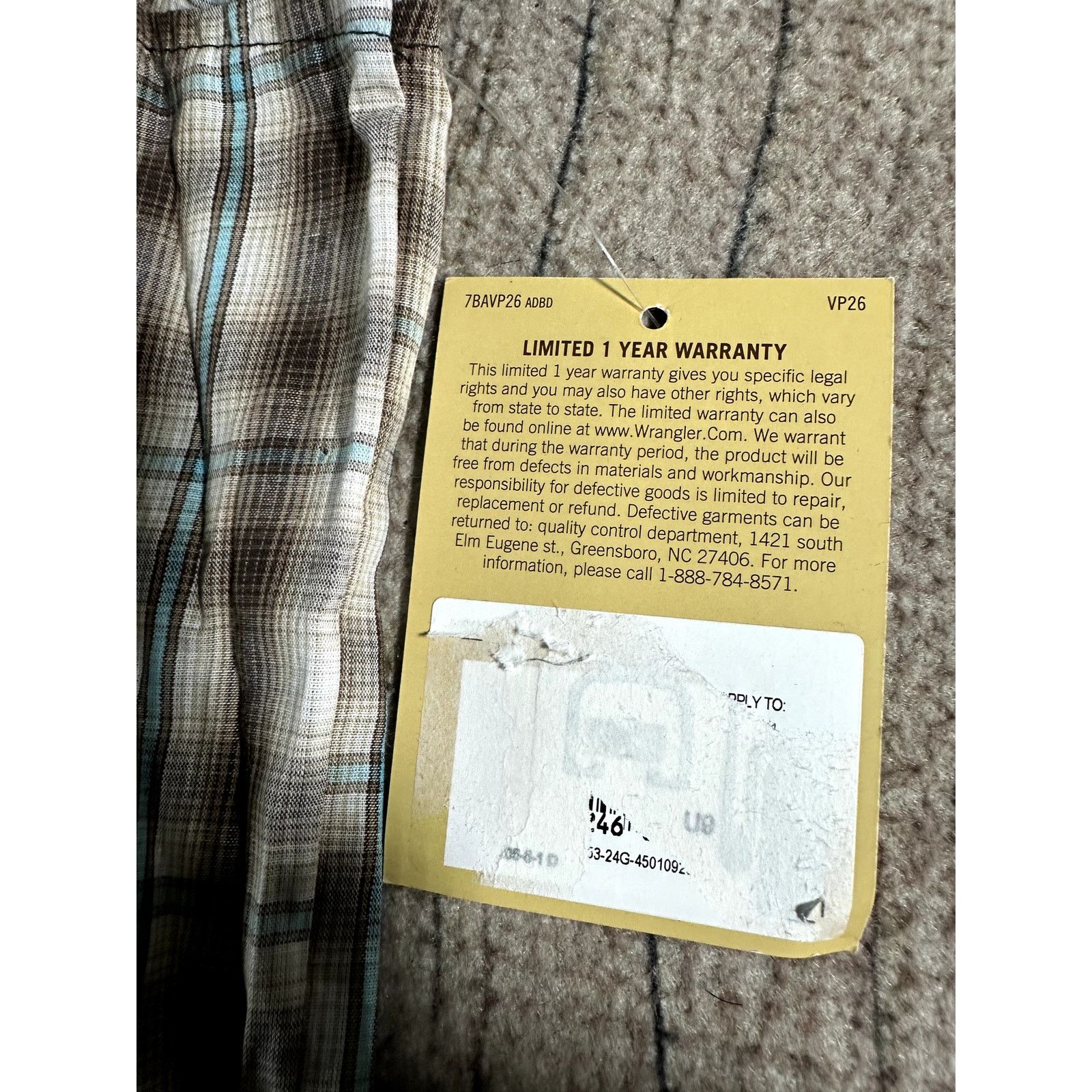 Wrangler NWT Wrangler Snap Button Down Shirt Men XXL Brown White Size US XXL / EU 58 / 5 - 4 Thumbnail