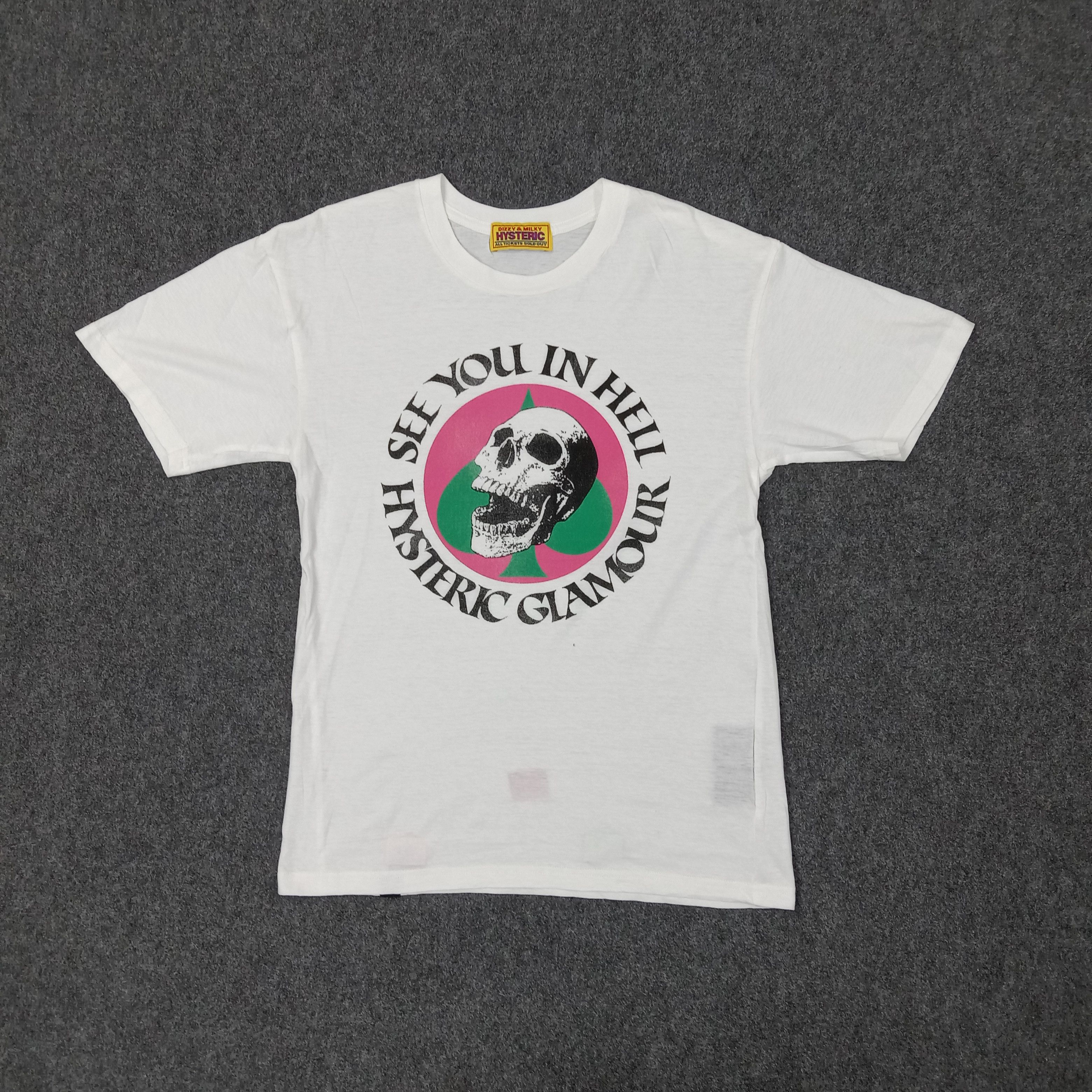 Hysteric Glamour See You In Hell HYSTERIC GLAMOUR Horror Art Tshirt C239N32 Size US S / EU 44-46 / 1 - 1 Thumbnail