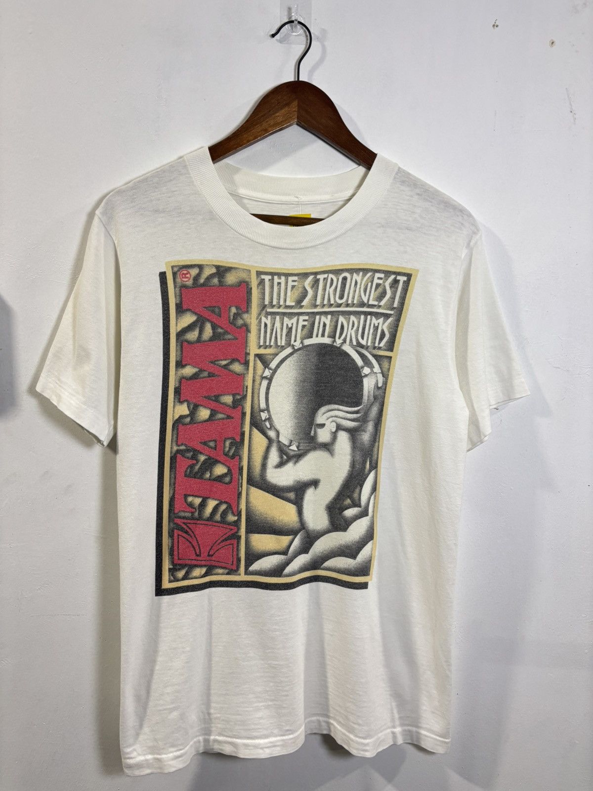 Vintage Vintage 90’s Tama Drum Tshirt Size US M / EU 48-50 / 2 - 1 Thumbnail
