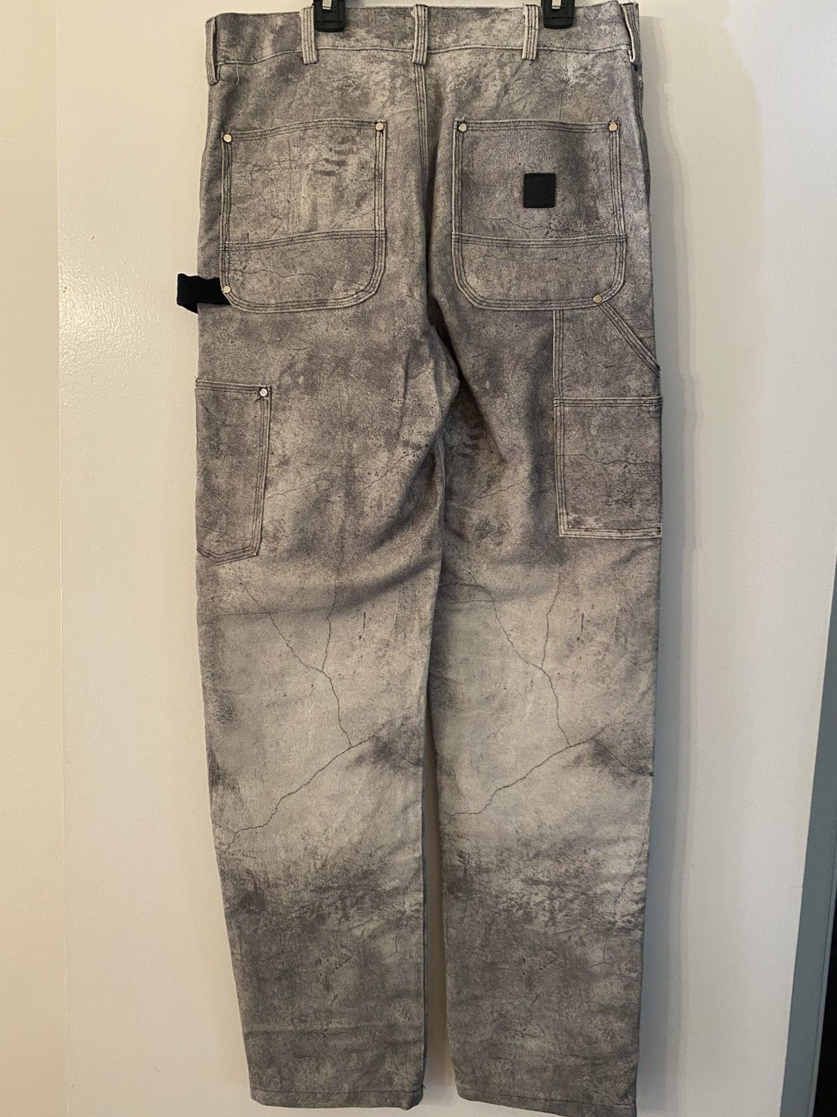 Fugazi × Unsound Rags Fugazi x Unsound Rags Concrete Trompe-l'œil Work Pant Size US 30 / EU 46 - 4 Thumbnail