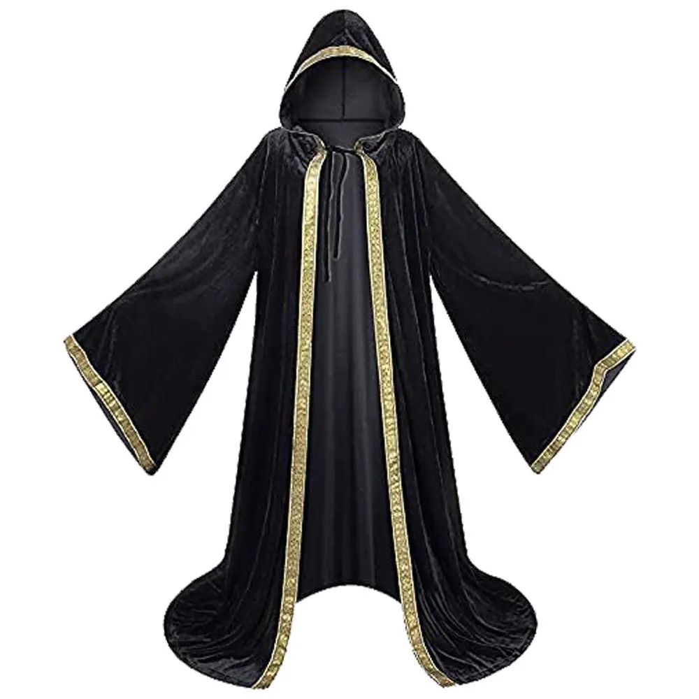 Other Hooded Cloak Halloween Witch Wizard Coats Vampire Cape Size US L / EU 52-54 / 3 - 1 Thumbnail