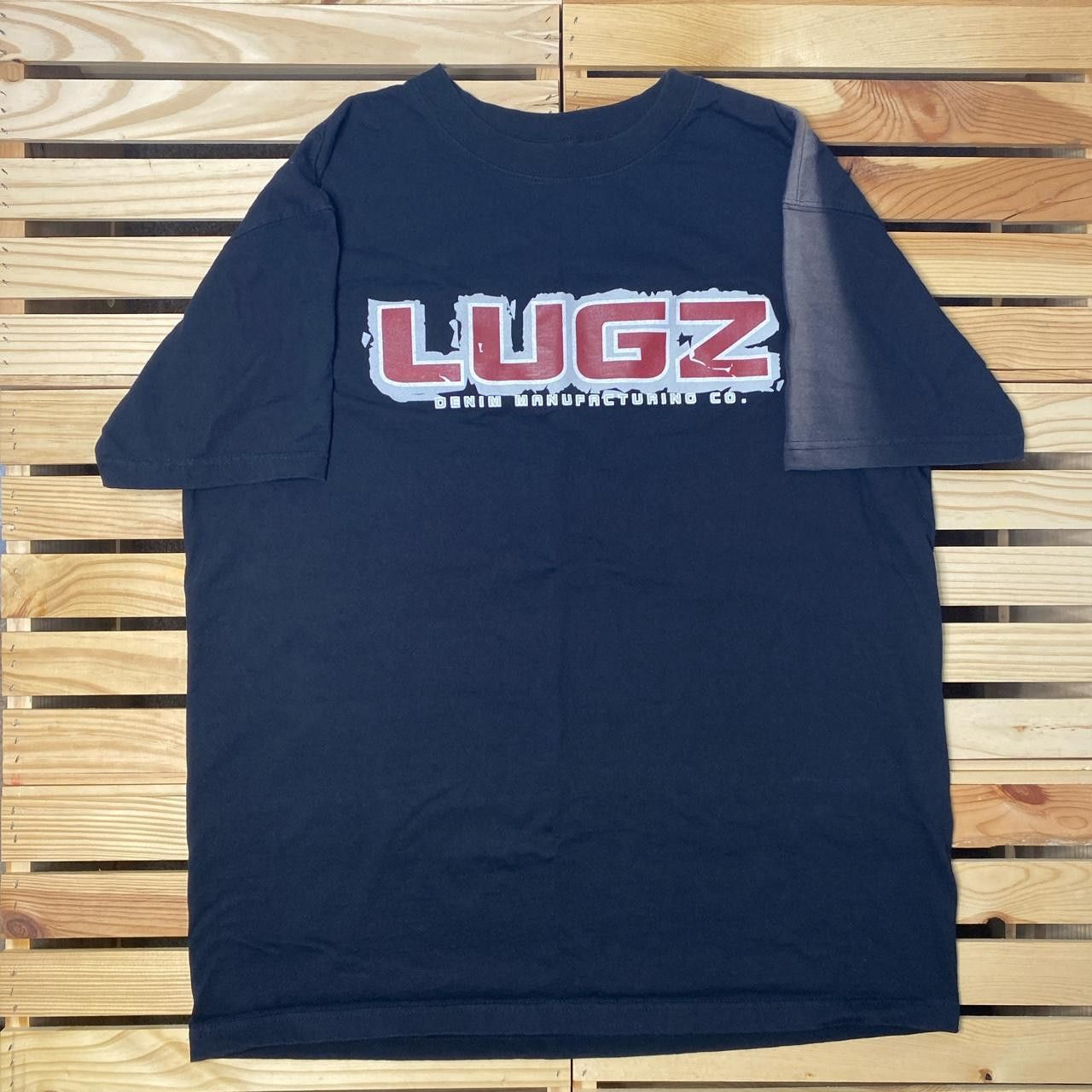 Lugz Vintage Lugz Boots Faded Black Y2K Hip Hop Tee Size XL Size US XL / EU 56 / 4 - 1 Thumbnail