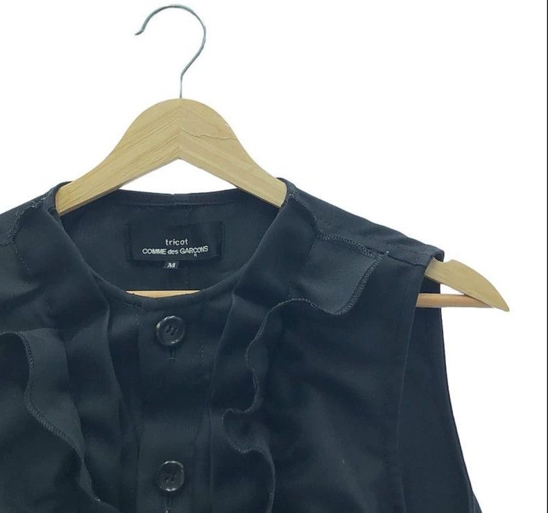 Comme des Garcons Comme Des Garcons Ruffled Wool Sleeveless Dress Size M / US 6-8 / IT 42-44 - 3 Thumbnail