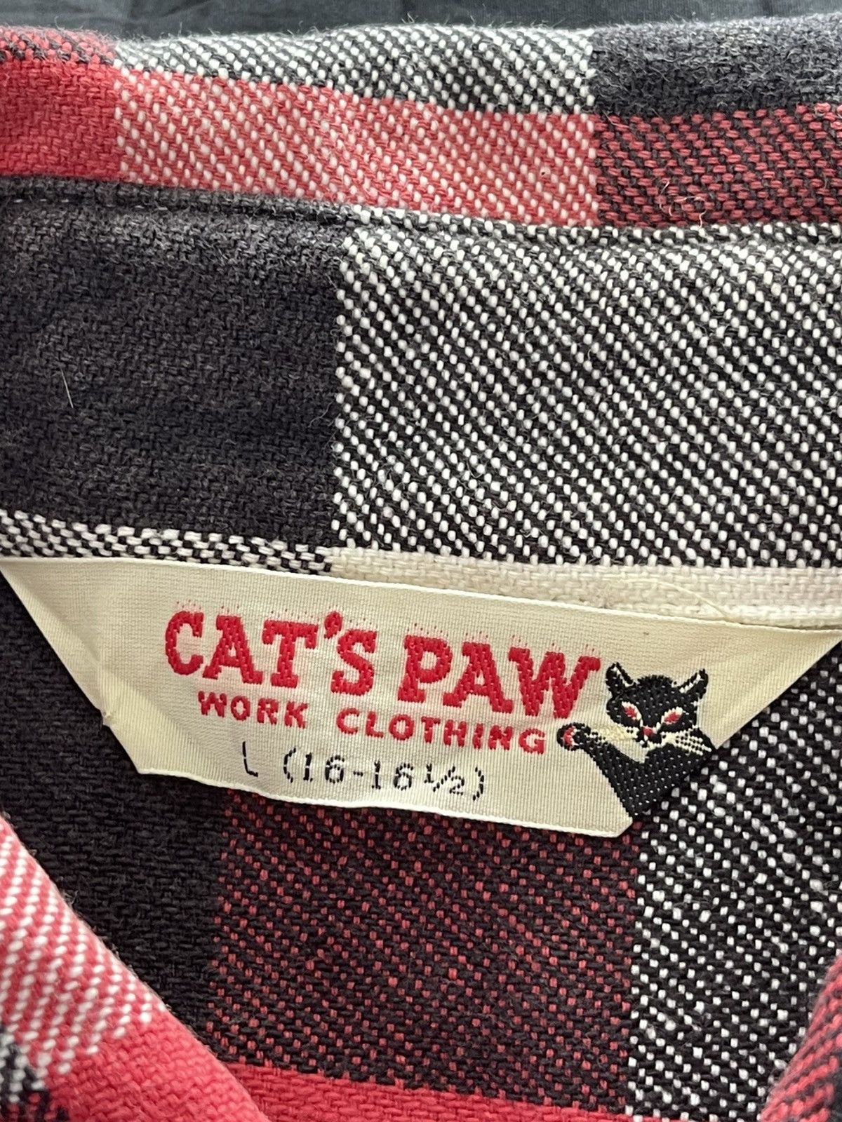 CAT'S PAW Cats Paw Work Clothing Flannel Shirt Size US L / EU 52-54 / 3 - 8 Thumbnail
