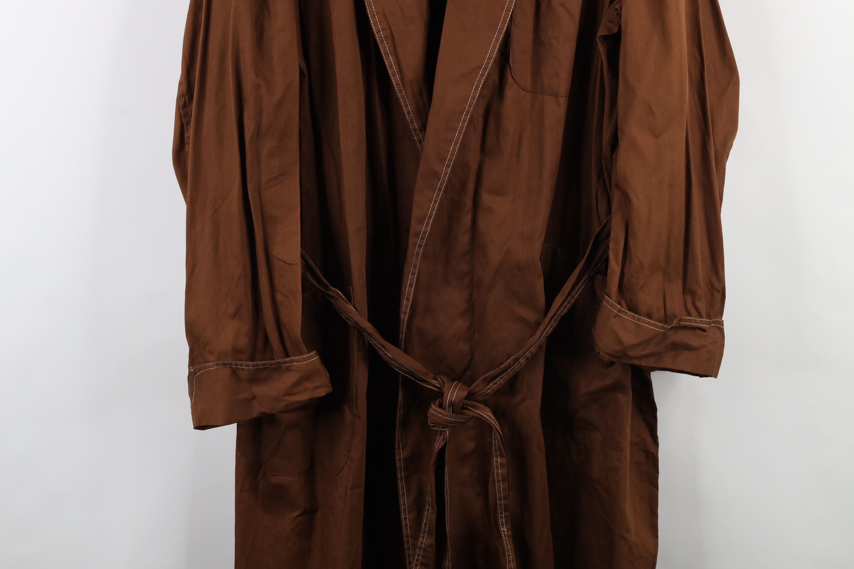 Vintage Deadstock Vintage 50s 60s Rockabilly Belted Bath Robe Size US L / EU 52-54 / 3 - 3 Thumbnail