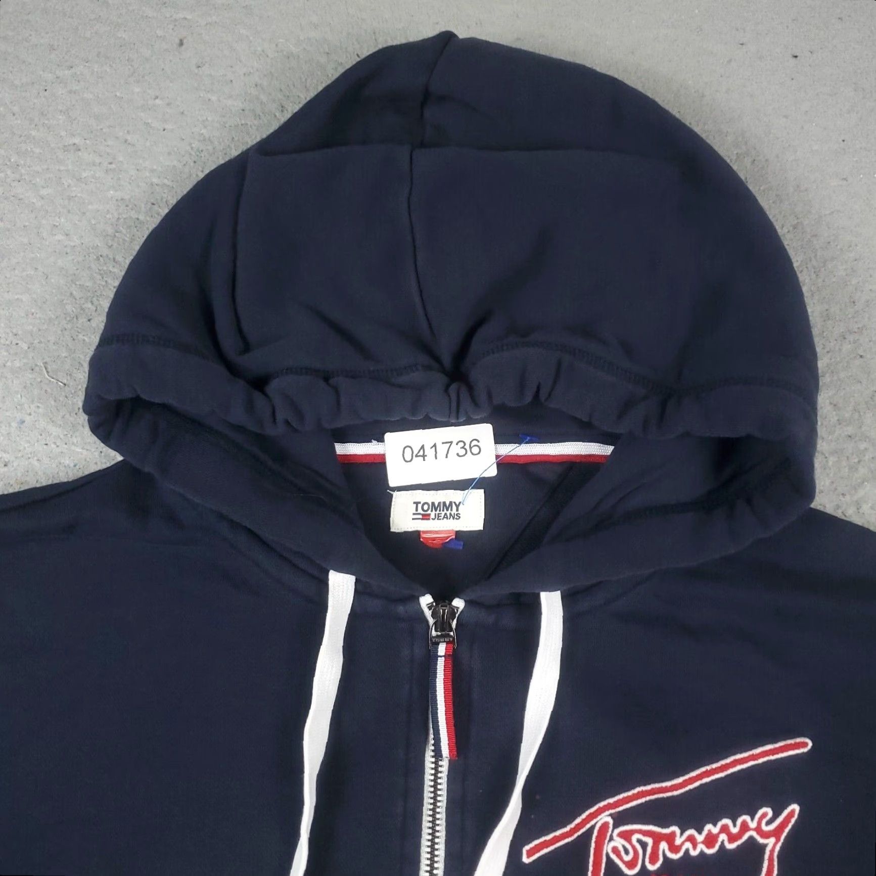 Tommy Hilfiger Tommy Hilfiger Hoodie Womens Medium Blue Full Zip Crop Sweatshirt Activewear Size M / US 6-8 / IT 42-44 - 2 Thumbnail