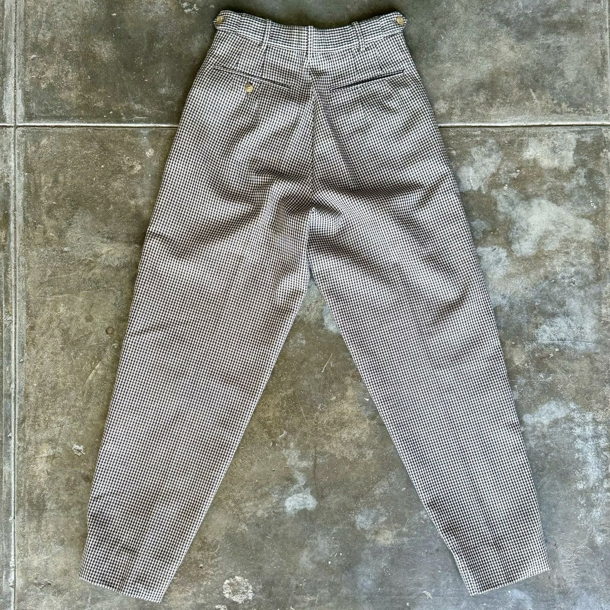 Yohji Yamamoto Yohji Herringbone Wide Leg Trousers Size US 28 / EU 44 - 2 Thumbnail