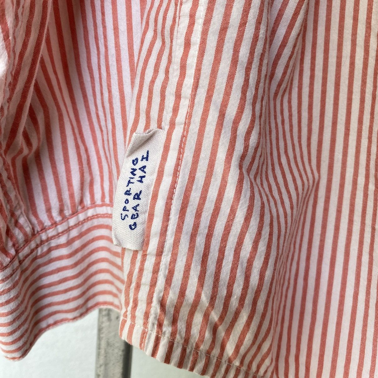 Hai Sporting Gear HAI SPORTING GEAR Red and White Striped Button-Up Shirt Size US M / EU 48-50 / 2 - 18 Thumbnail