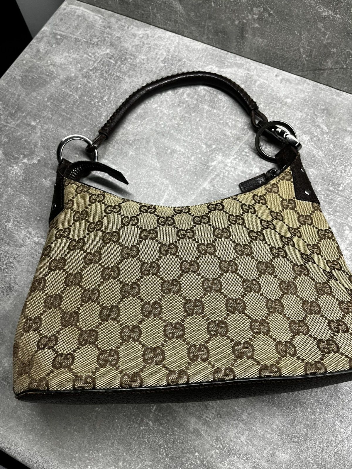 Gucci Gucci Hobo Shoulder Bag In GG Canvas Size ONE SIZE - 5 Thumbnail