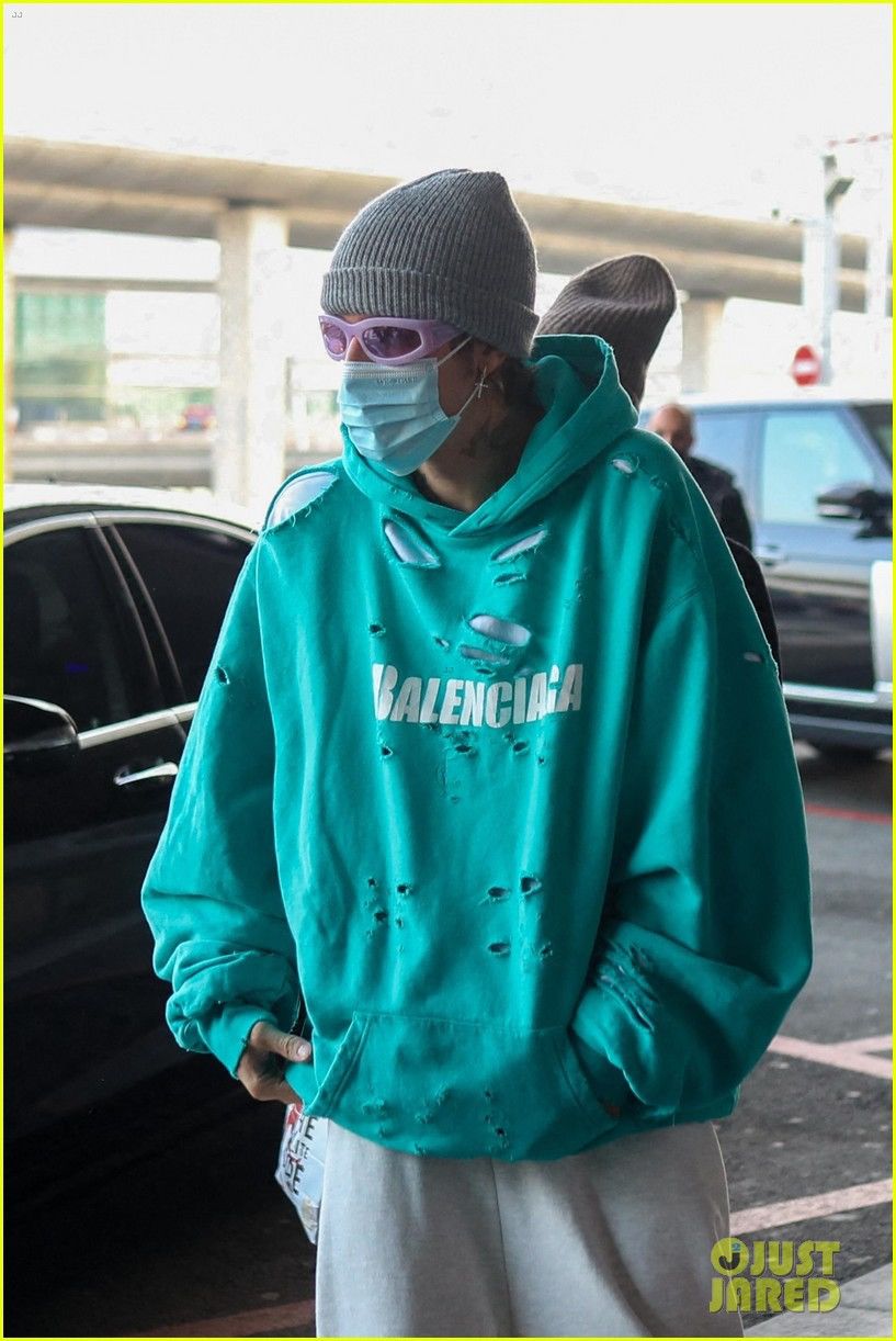 Balenciaga Balenciaga Destroyed Hoodie TURQUOISE Size S Summer 21