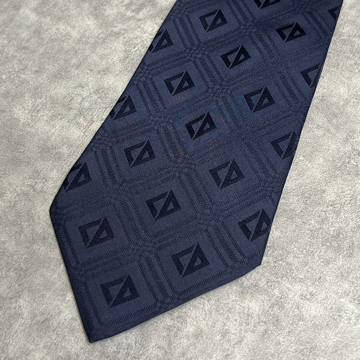 Christian Dior Monsieur Christian Dior Monsieur monogram diamond logo tie Size ONE SIZE - 5 Thumbnail