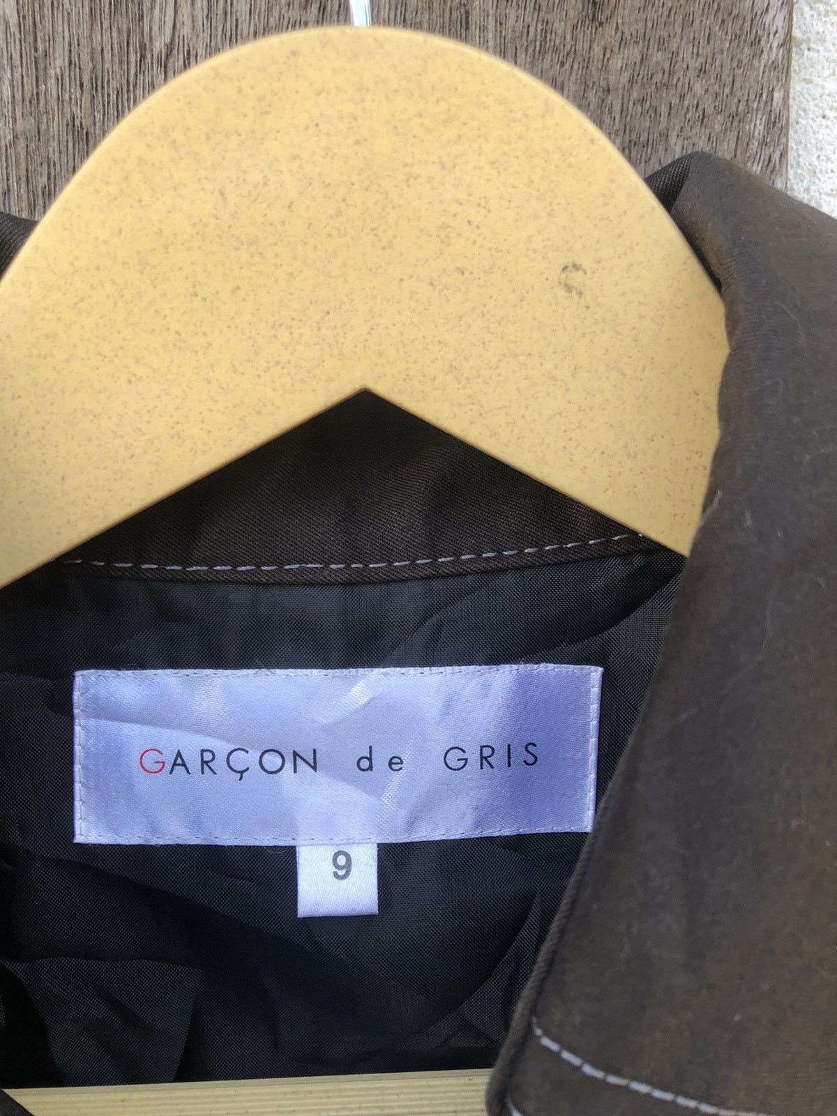 Homme + Femme La × Japanese Brand Garcon Des Gris Trenchcoat Jacket Size M / US 6-8 / IT 42-44 - 7 Thumbnail