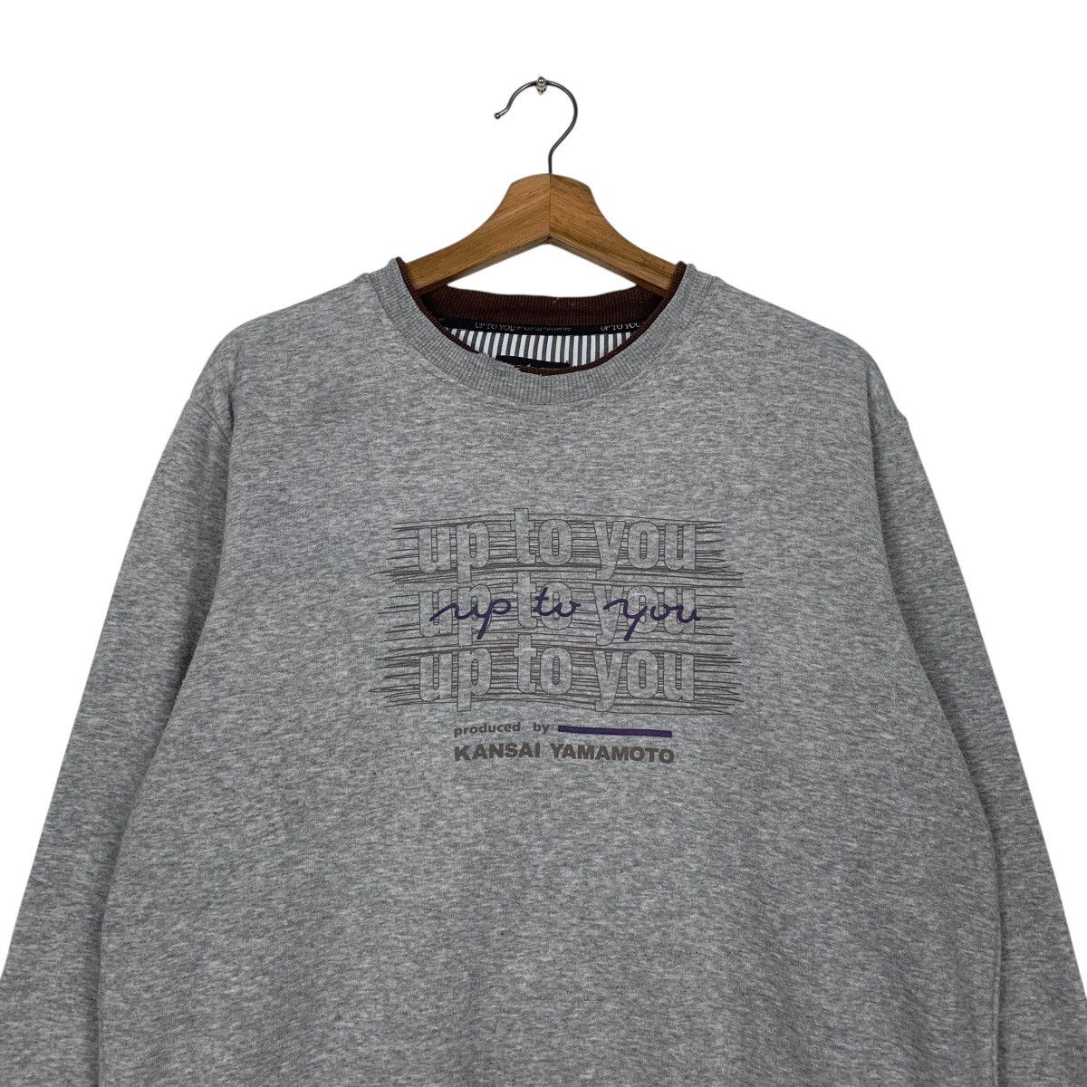 Kansai Yamamoto Up To You By Kansai Yamamoto Crewneck Sweatshirt Size US L / EU 52-54 / 3 - 2 Thumbnail