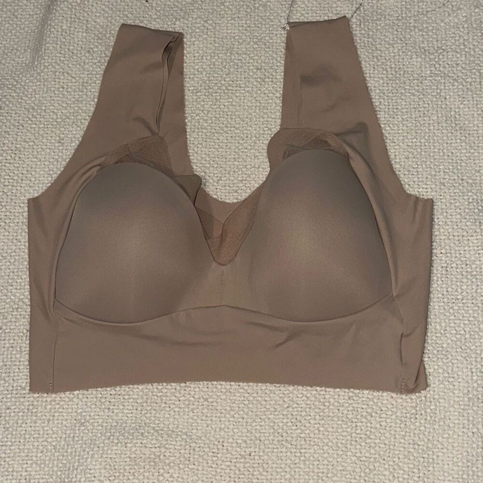 Other Woweny Tan T-Shirt Bra | Sz S Size ONE SIZE - 2 Thumbnail