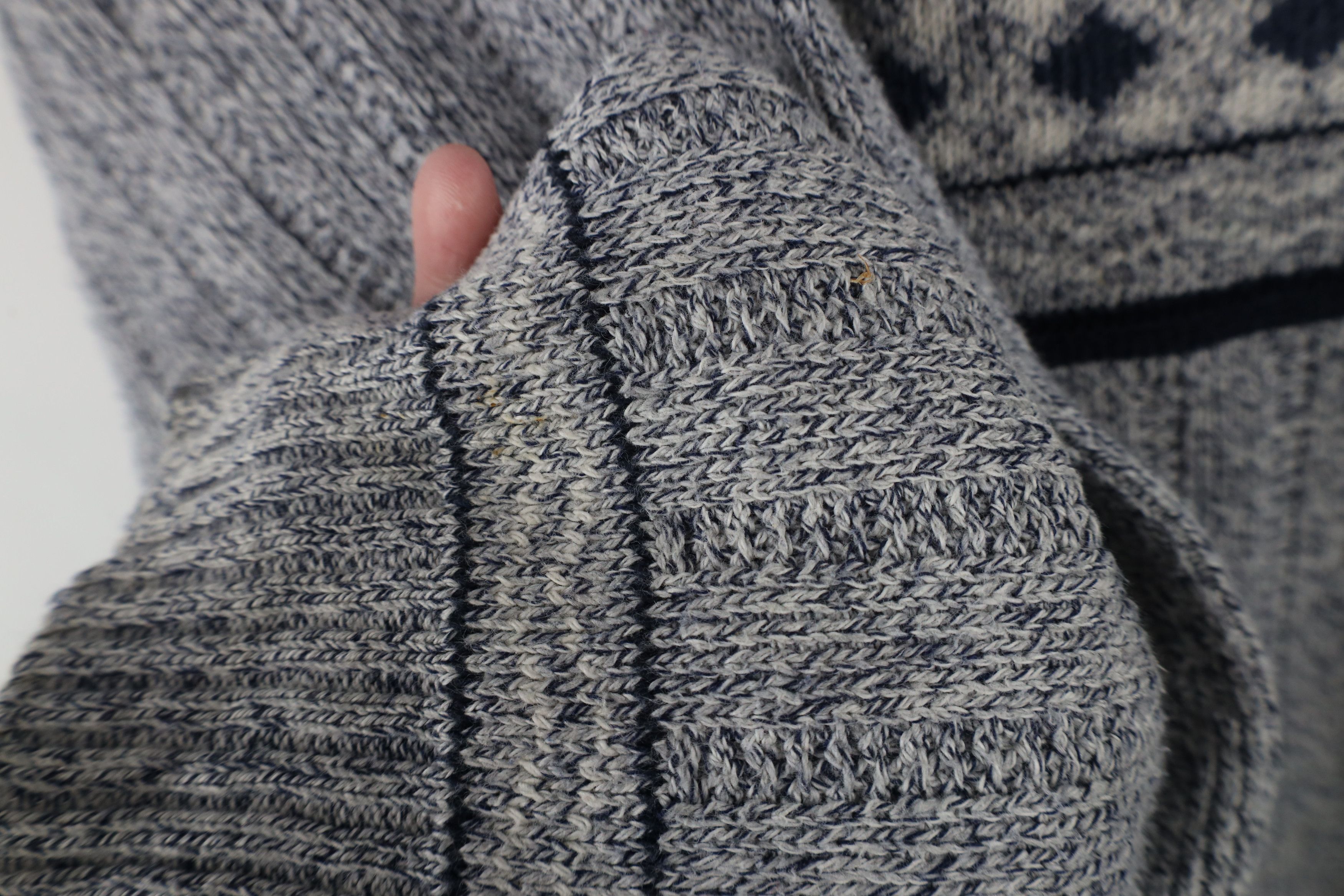 Vintage Vintage 90s Streetwear Fair Isle Ribbed Knit Sweater USA Size US L / EU 52-54 / 3 - 7 Thumbnail
