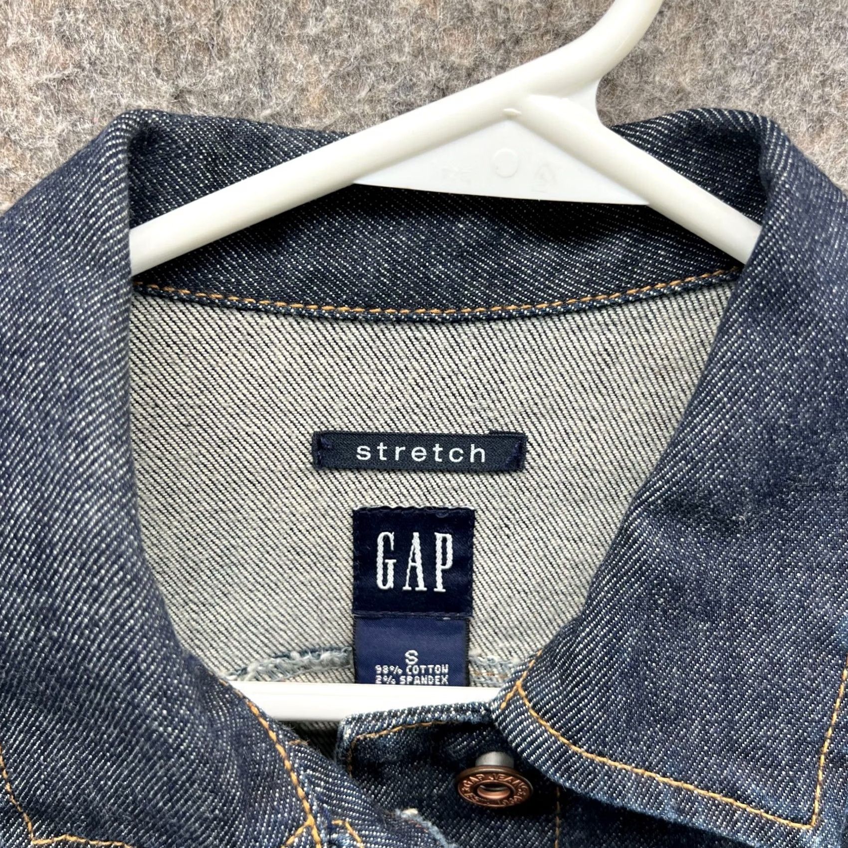 Gap Gap Denim Jacket Women Small Ladies Blue Indigo Vintage Trucker Button Down Vtg Stretch Size S / US 4 / IT 40 - 7 Thumbnail