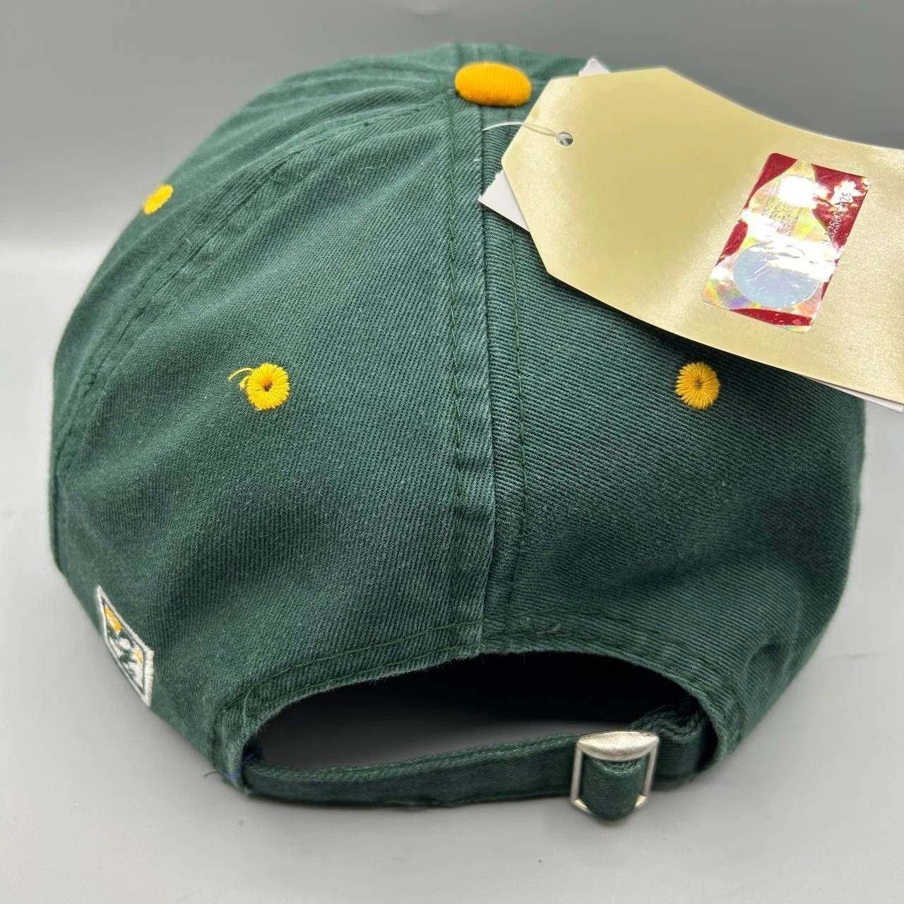 The Game Tiffin University Hat Green Yellow NCAA Strap Back Cotton Size ONE SIZE - 6 Thumbnail