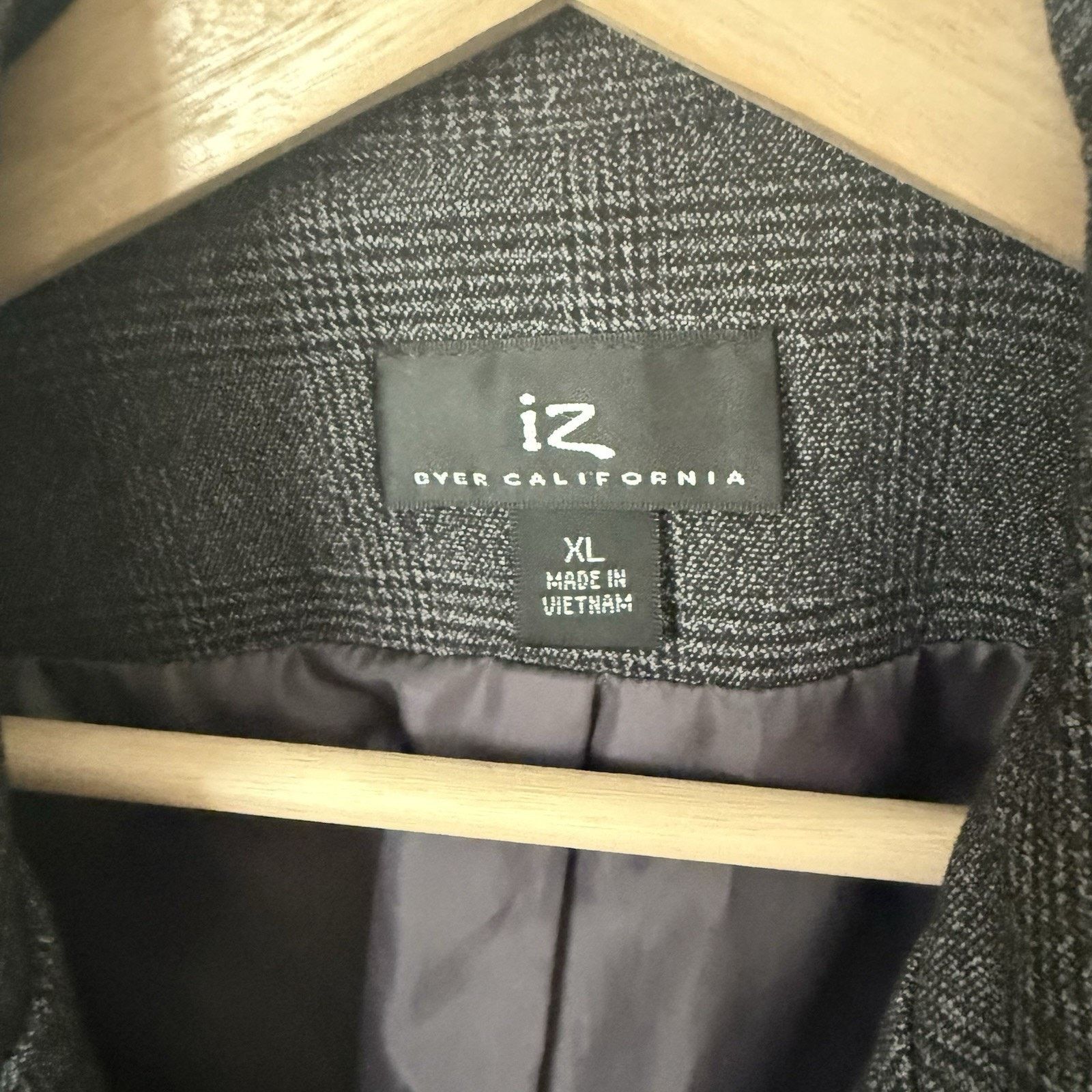 Other Y2K Iz Byer California Juniors Plaid Lace Lightweight Blazer Size XL / US 12-14 / IT 48-50 - 3 Thumbnail