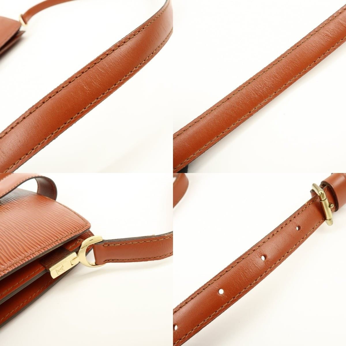 Louis Vuitton Louis Vuitton Epi Capucines Shoulder Bag Brown Size ONE SIZE - 4 Thumbnail