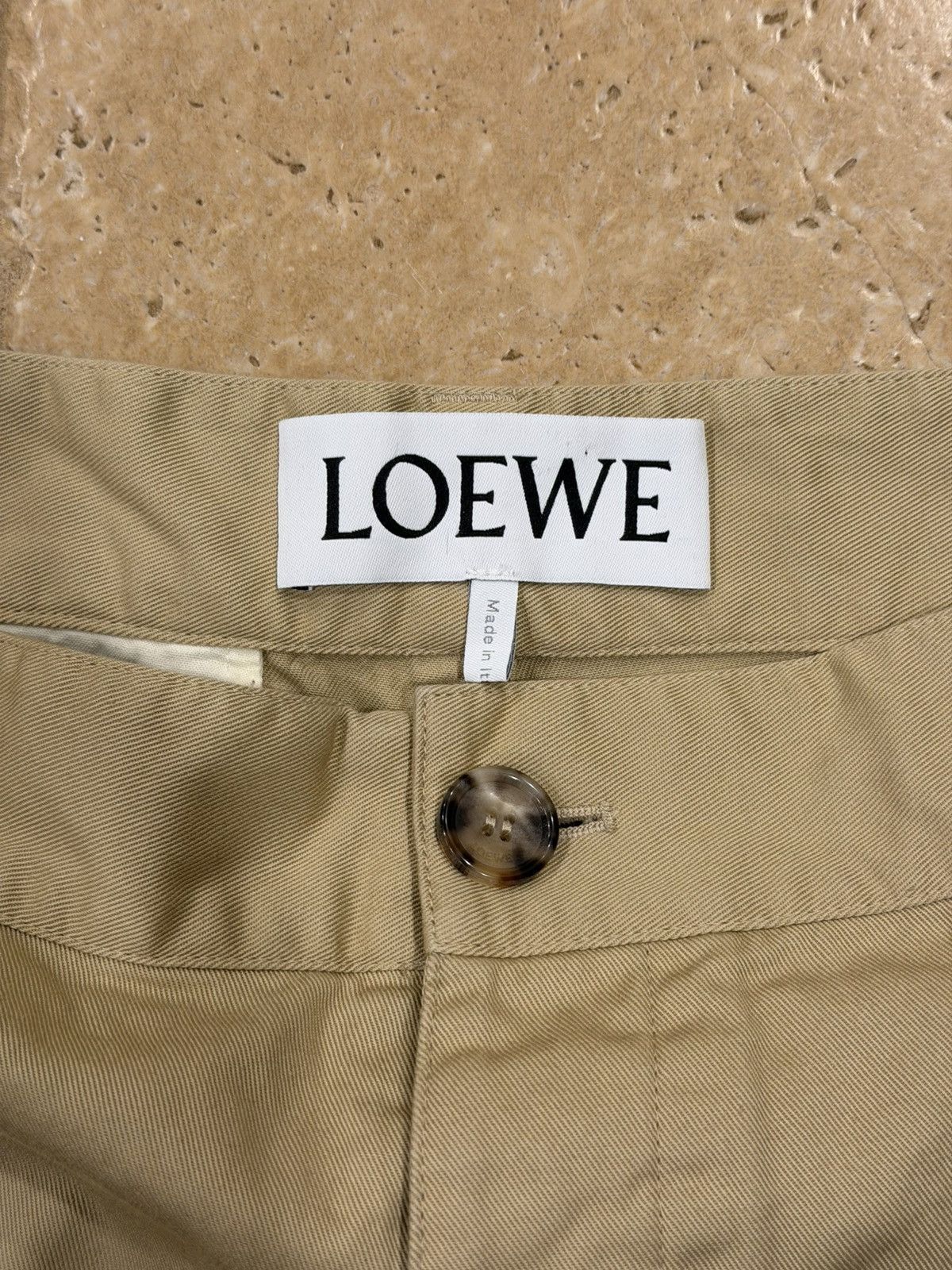 Loewe Loewe Khaki Cargo Tan Trouser Pants Size US 34 / EU 50 - 6 Thumbnail