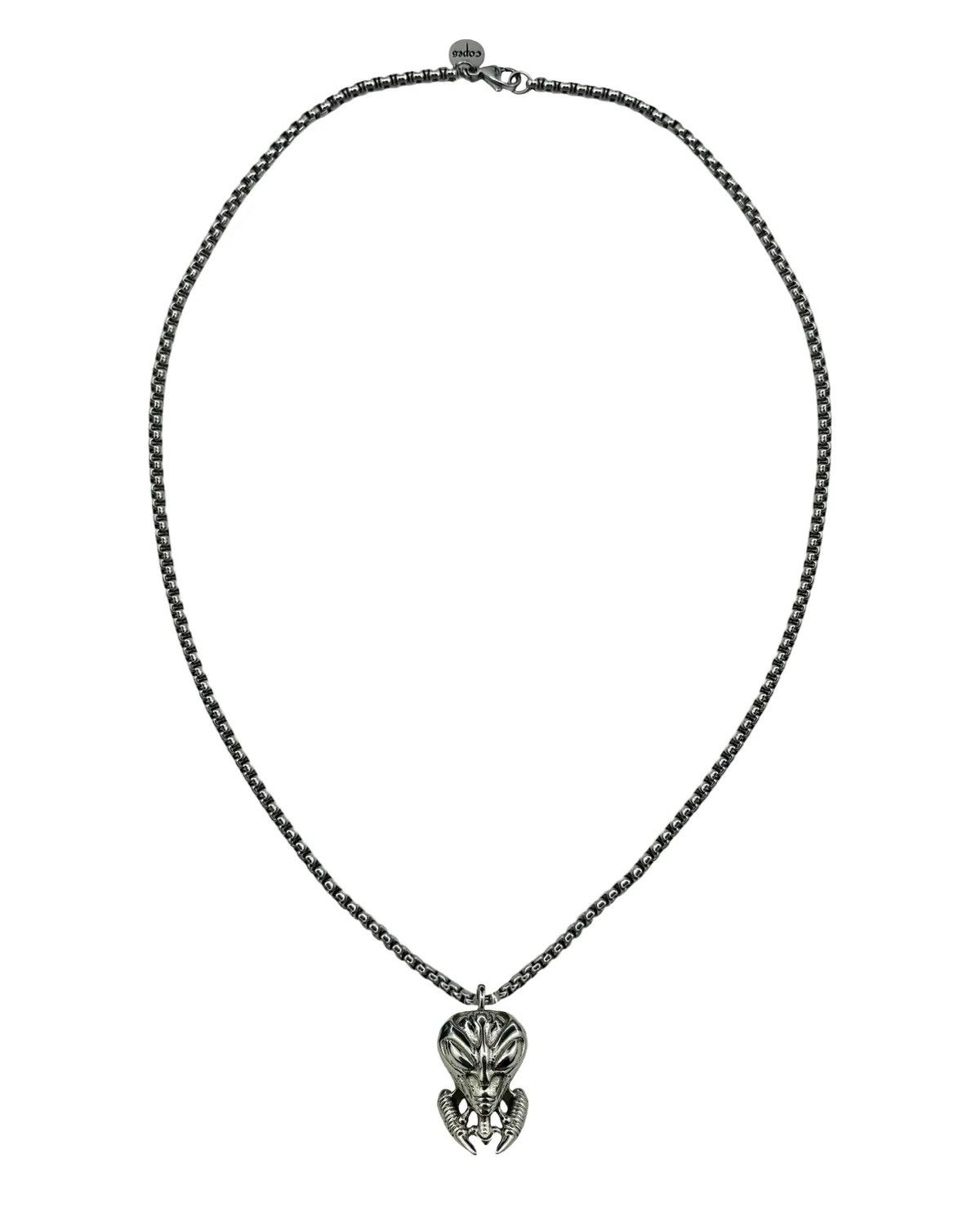 Copes copes Greytech Alien predator Necklace silver chain Size ONE SIZE - 2 Thumbnail