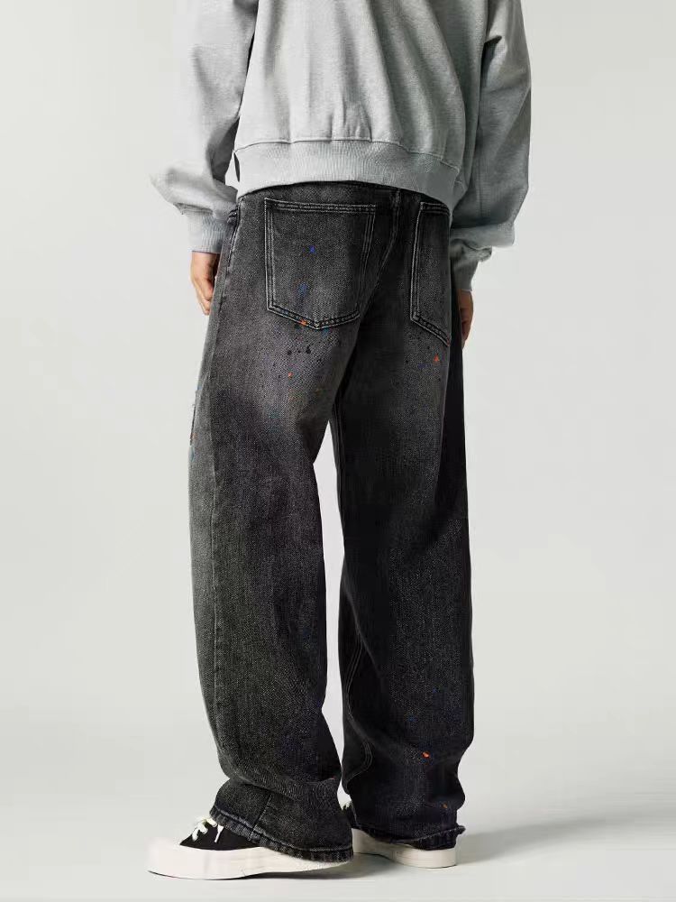 Japanese Brand × Jean Vintage street hip-hop graffiti washed and distressed jeans Size US 36 / EU 52 - 5 Thumbnail