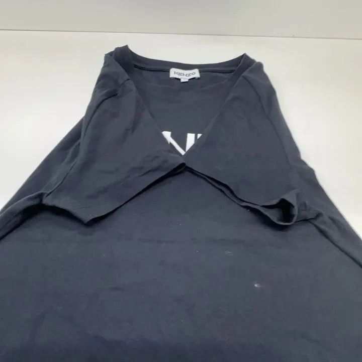 Kenzo KENZO FW2 Logo Print Black T-Shirt for Women -2507 Size L / US 10 / IT 46 - 8 Thumbnail
