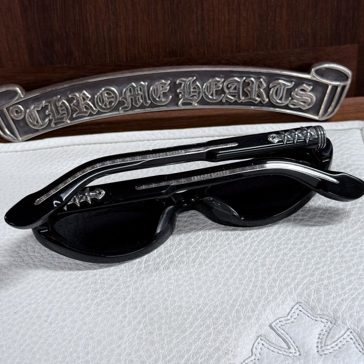 Chrome Hearts Chrome Hearts Blaster ‘Dark Triad’ Sunglasses Size ONE SIZE - 3 Thumbnail