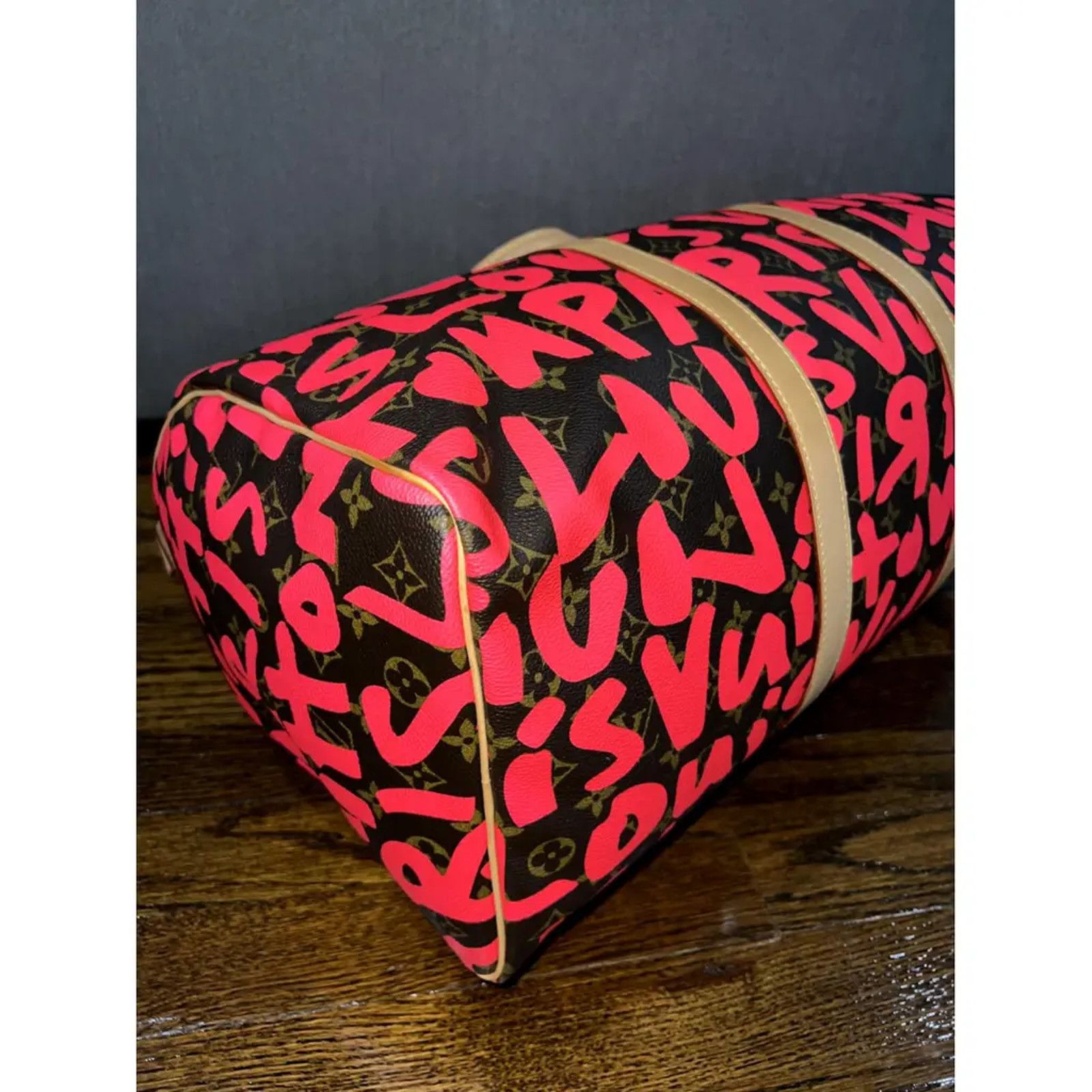 Louis Vuitton Louis Vuitton Keepall Graffiti Pink Jacobs Travel Bag Size ONE SIZE - 8 Thumbnail