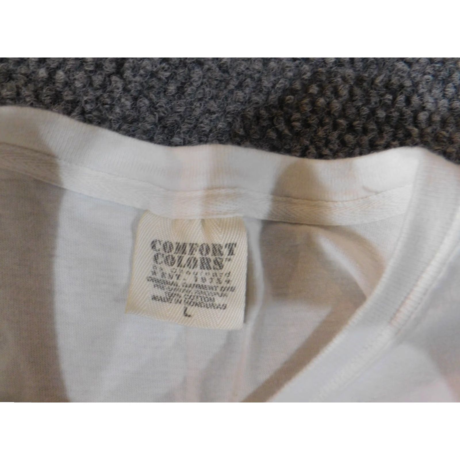 Comfort Colors Comfort Colors Mens Shirt L White Crew Neck Short Sleeve Logo T-Shirt Classic Do not include extra words Size US L / EU 52-54 / 3 - 6 Thumbnail