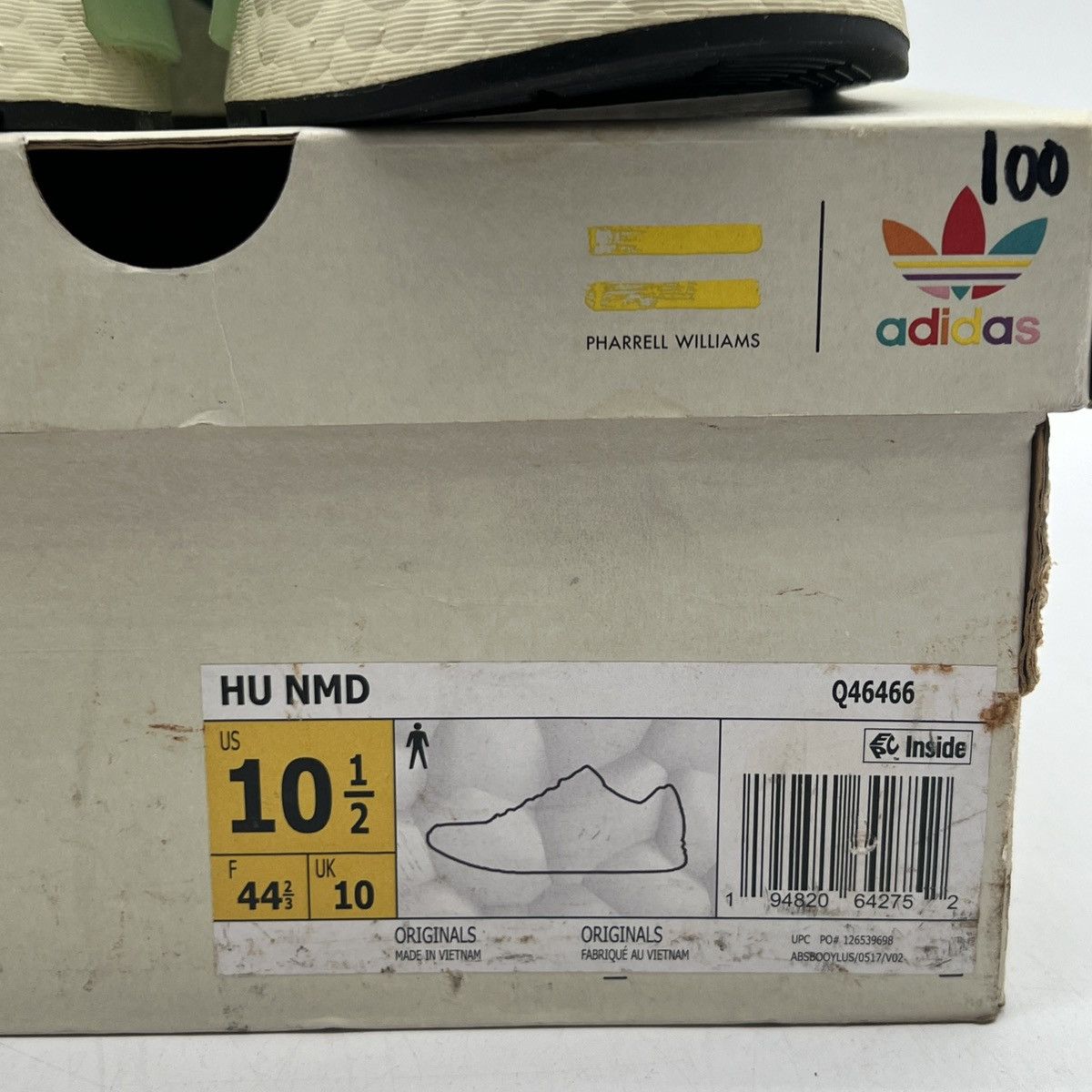 Adidas Pharrell x NMD human race dash green Size US 10.5 / EU 43-44 - 6 Thumbnail
