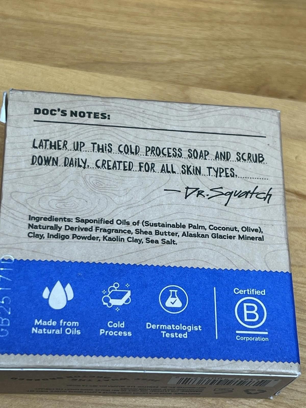 Other Dr Squatch Men's Natural Soap Fresh Falls 5 oz bar Size ONE SIZE - 8 Thumbnail