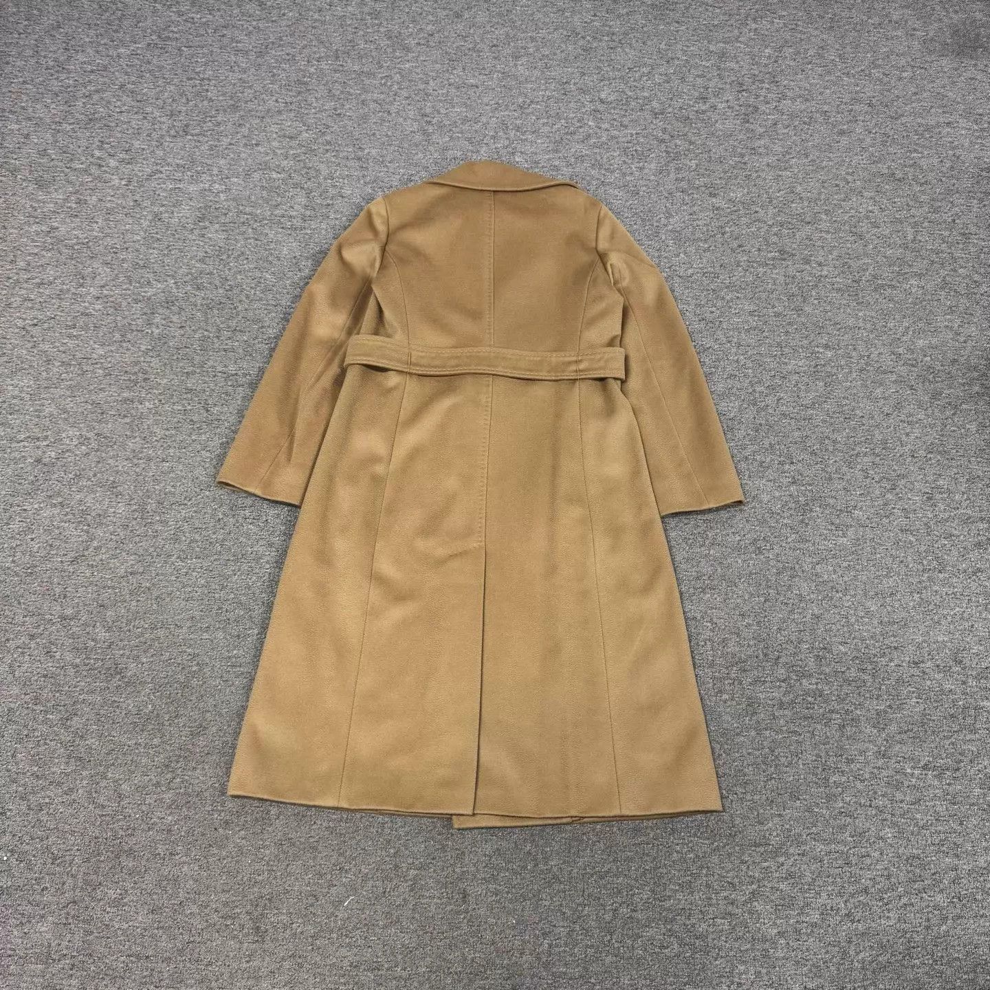 Max Mara Max Mara Camel Double-Breasted Belted Wool Coat 36 Size S / US 4 / IT 40 - 2 Thumbnail