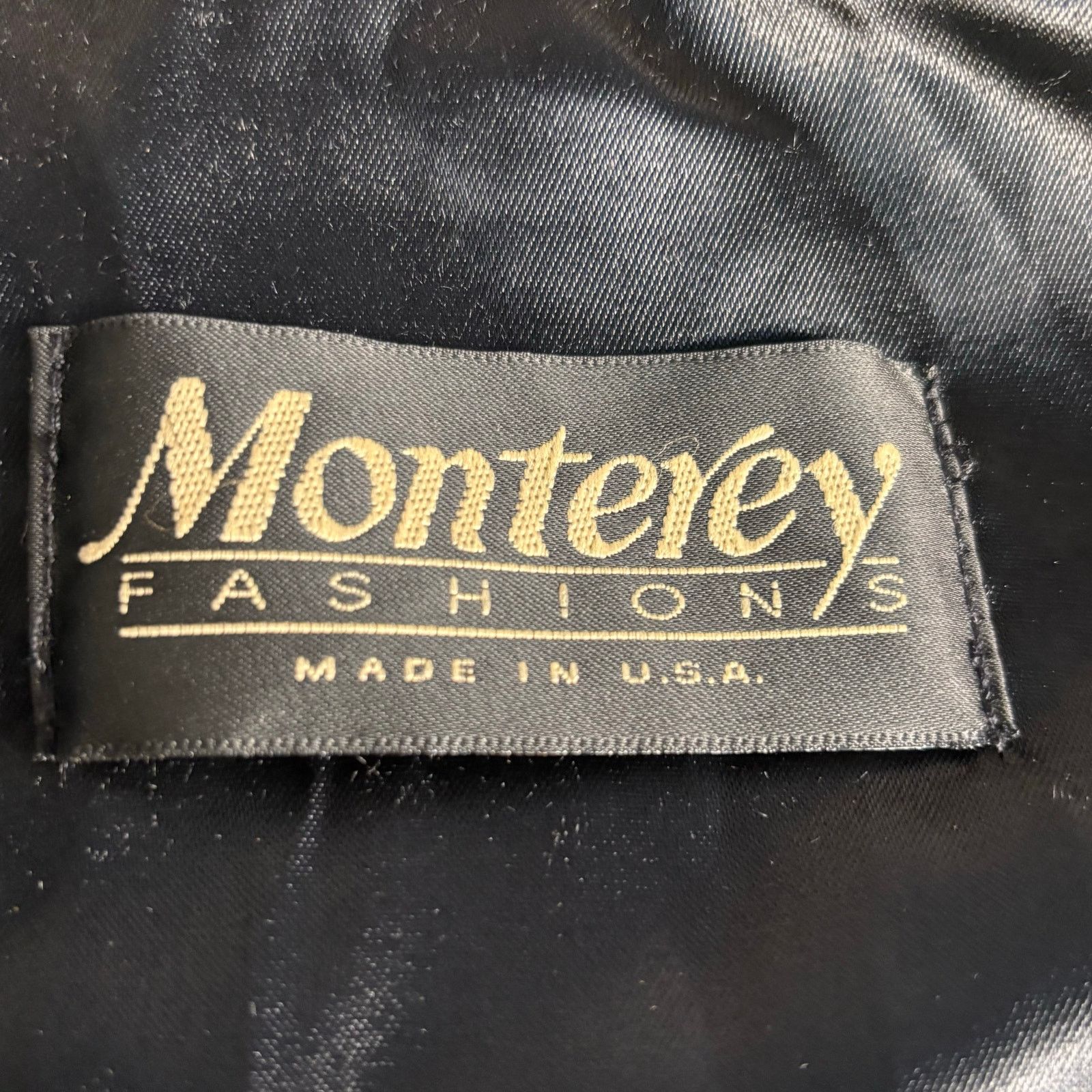 Vintage Vintage Monterey Fashions Black Faux Fur Coat Large USA Made Size L / US 10 / IT 46 - 10 Thumbnail