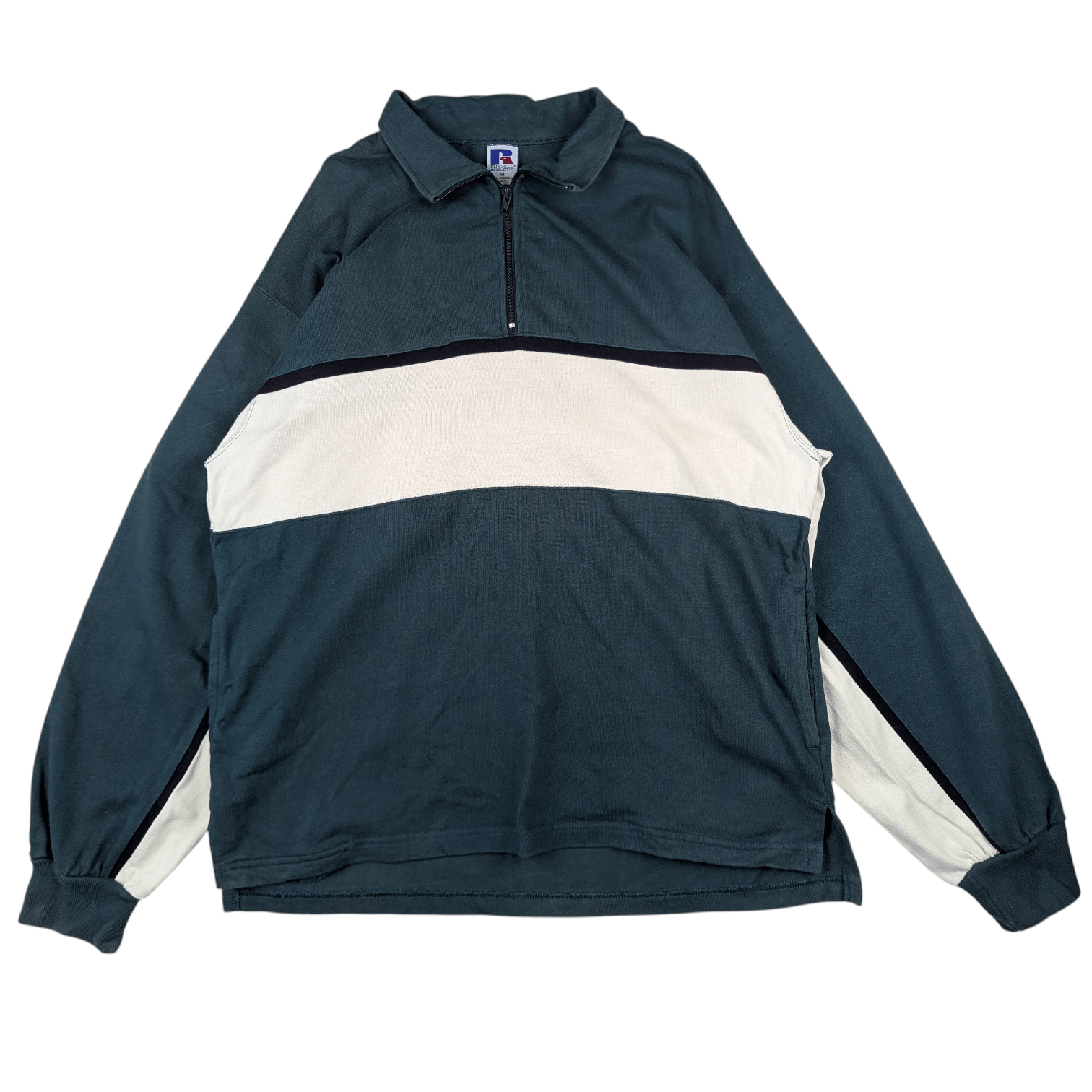 Japanese Brand JOURNAL STANDARD x Russell Athletic Polo Jumper Sweatshirt Size US M / EU 48-50 / 2 - 3 Thumbnail