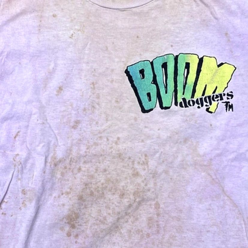Thrasher VINTAGE Thrashed Distressed Surfing Boomdoggers Made in USA Purple T-Shirt Size L Size US L / EU 52-54 / 3 - 3 Thumbnail