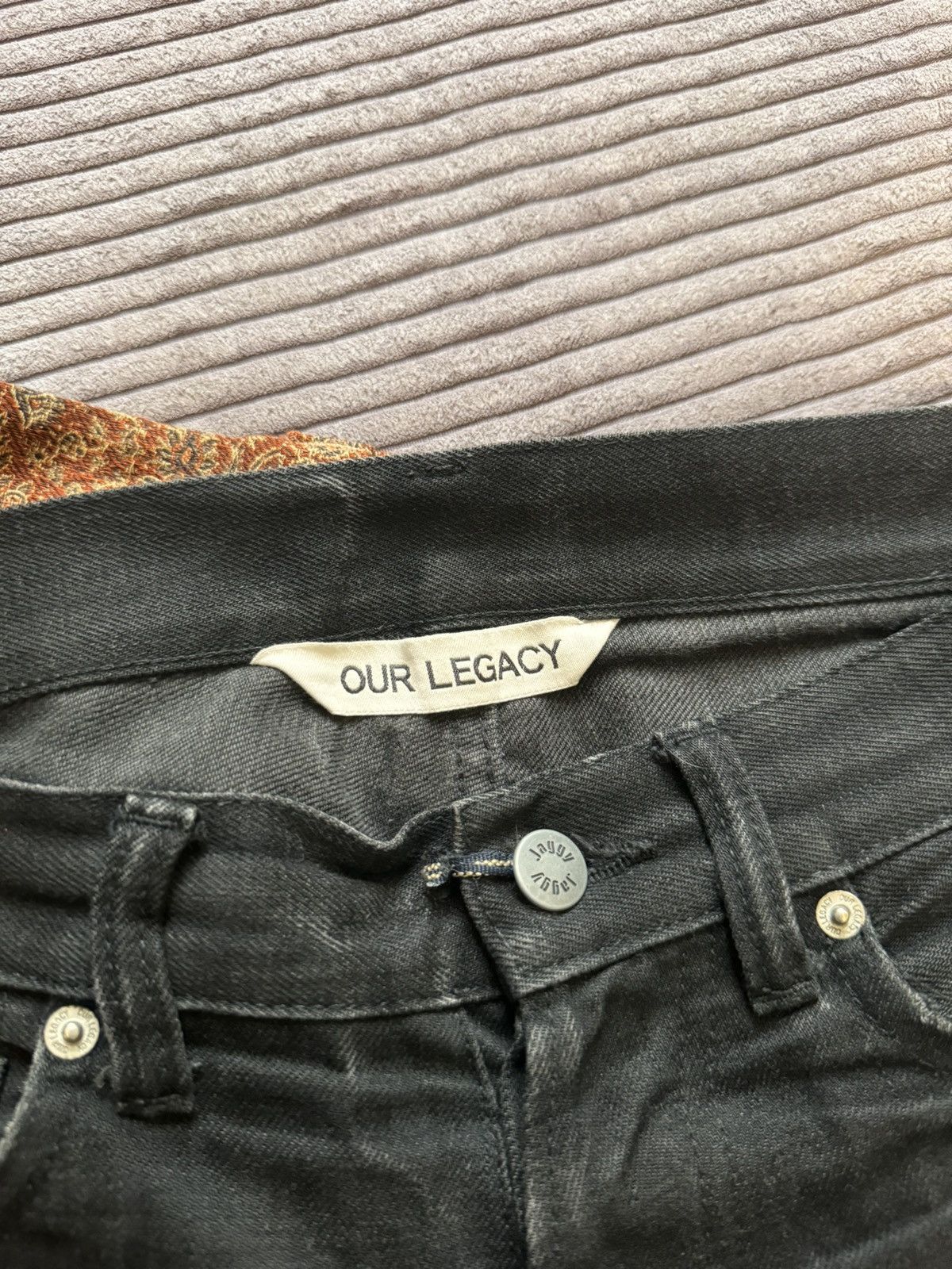 Our Legacy Our Legacy Washed Distressed Denim Pants 31/32Hype Streetwea Size US 31 - 12 Thumbnail
