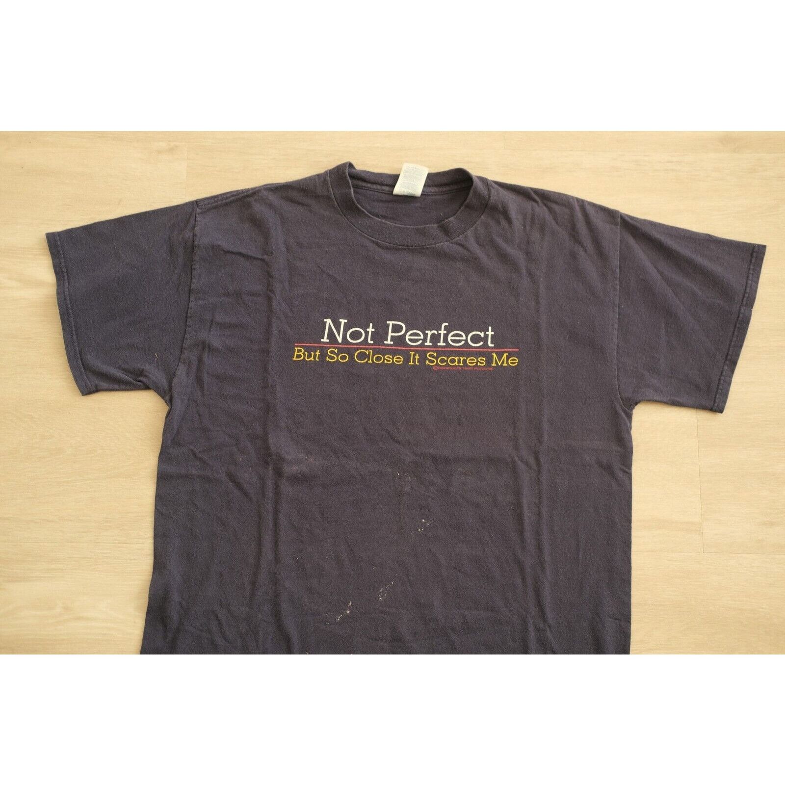 Delta Vintage 90s Delta Pro Not Perfect Close It Scares Me Large Size US L / EU 52-54 / 3 - 2 Thumbnail