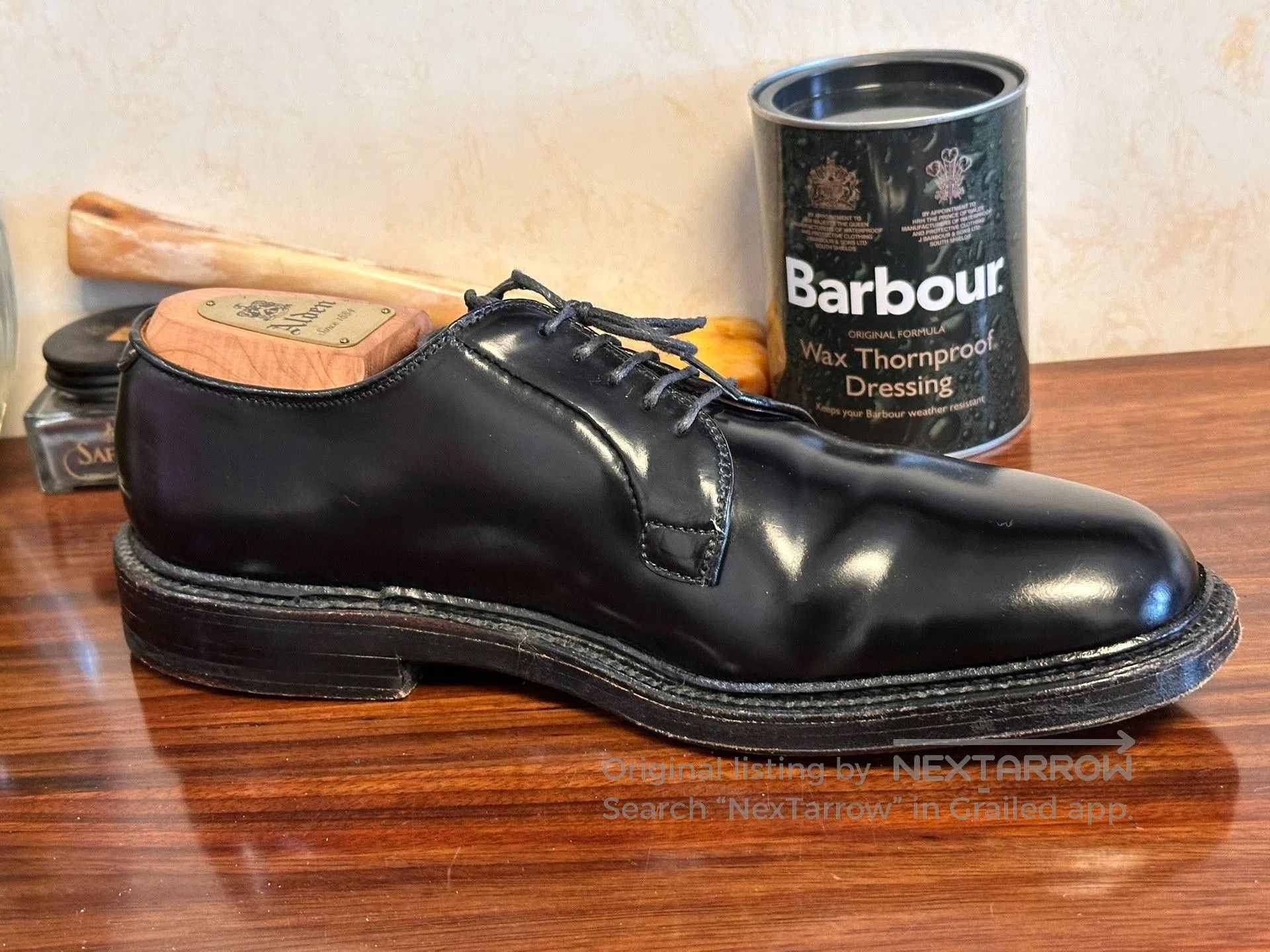 Alden Alden PTB 9901 Black Shell Cordovan. Size US 8 / EU 41 - 5 Thumbnail
