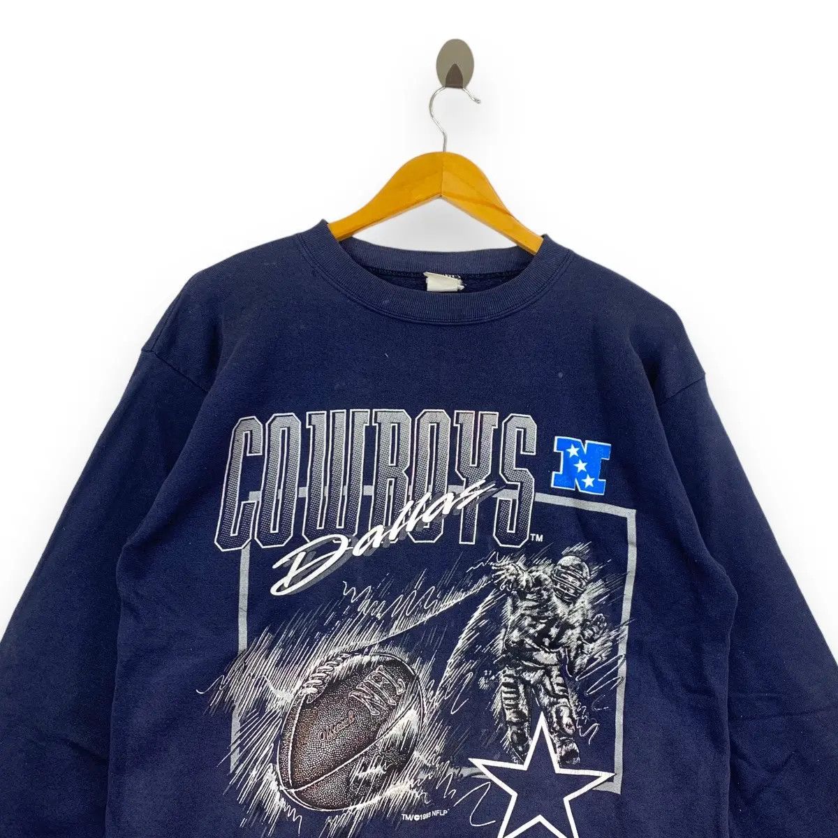 Vintage Vintage 1993 DALLAS COWBOYS NFL Football Sweatshirt Size US L / EU 52-54 / 3 - 3 Thumbnail