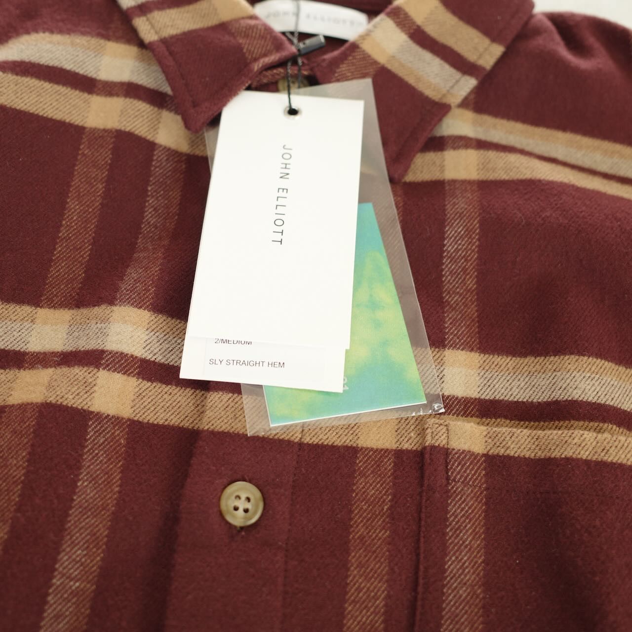 John Elliott Sly Straight Hem Flannel in Pico Check Size US M / EU 48-50 / 2 - 3 Thumbnail