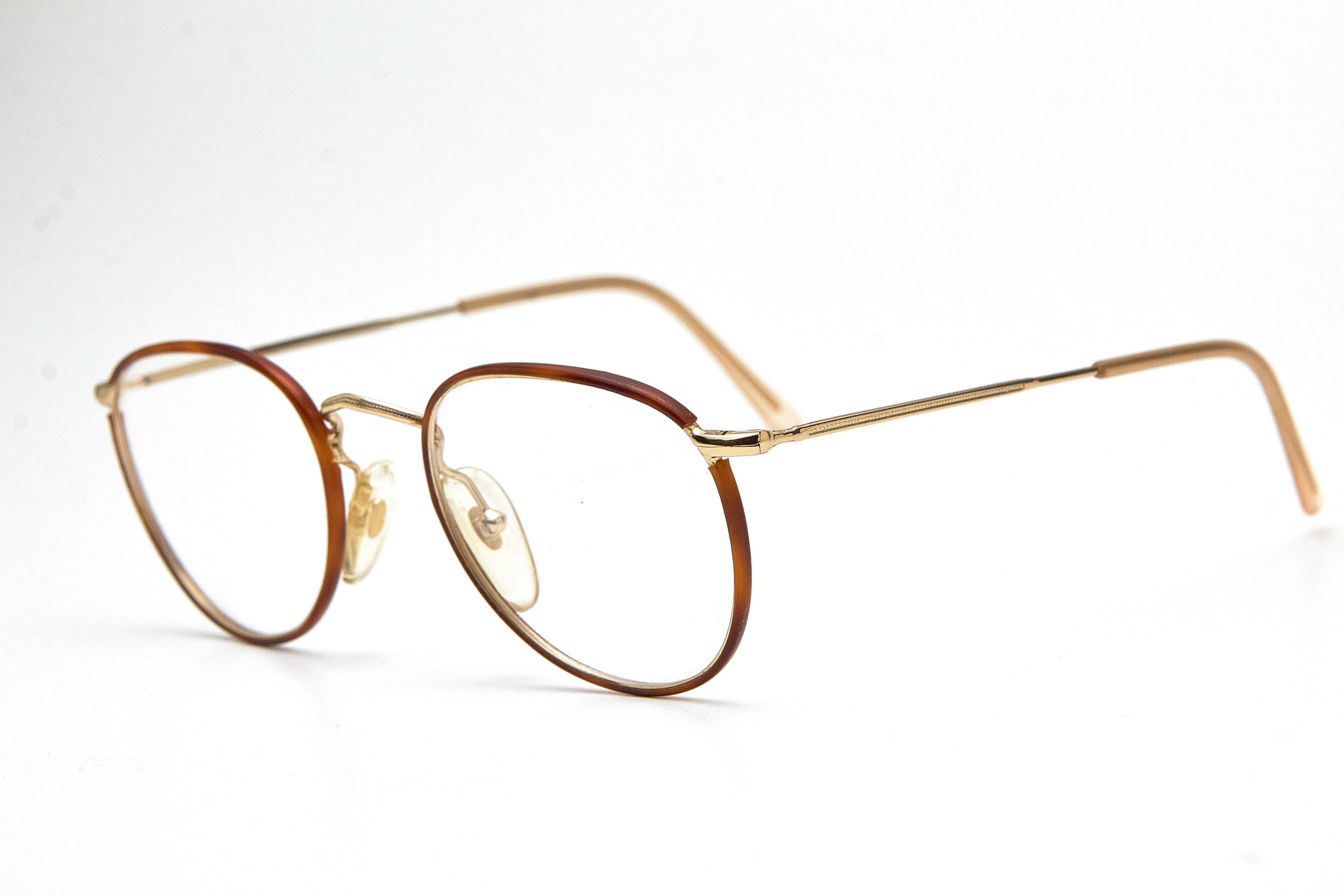 Vintage Avant-Garde ASAR Gold&Tortoise Shell Round Quiet-Lux Specs Size ONE SIZE - 1 Thumbnail
