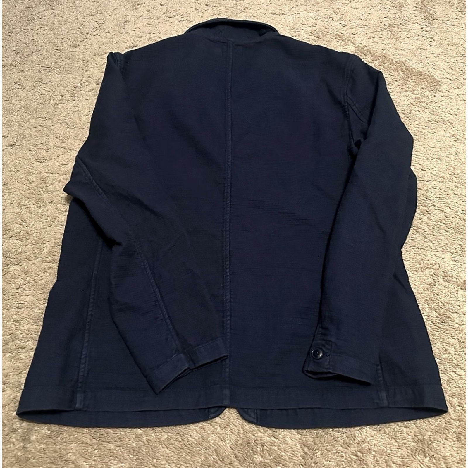 Taylor Stitch VINTAGE: No (omit) The Emerson Blazer Taylor Stitch Jacket Men 46 Blue Size 46R - 5 Thumbnail