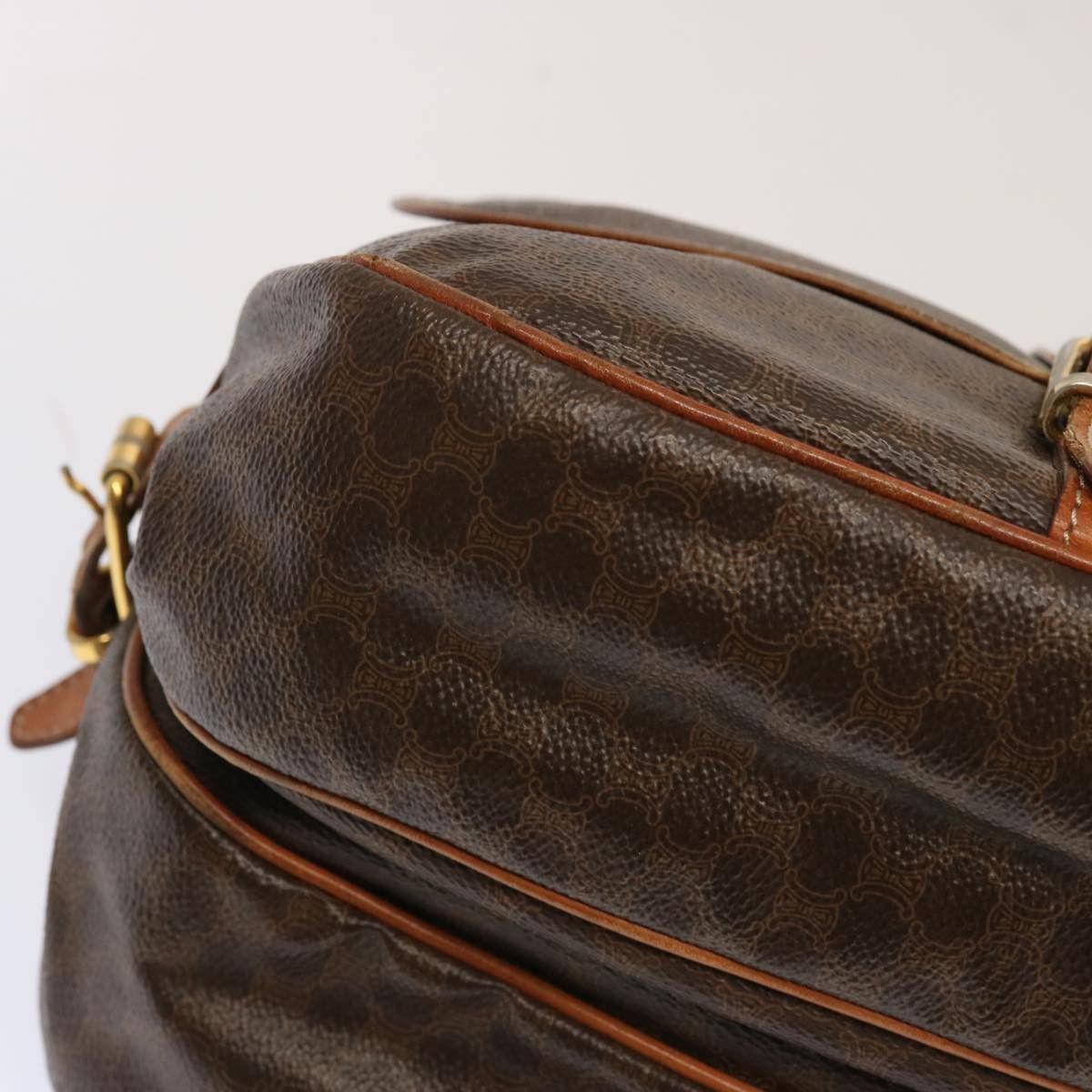 Celine CELINE Macadam Canvas Shoulder Bag Pvc Brown Size ONE SIZE - 15 Thumbnail